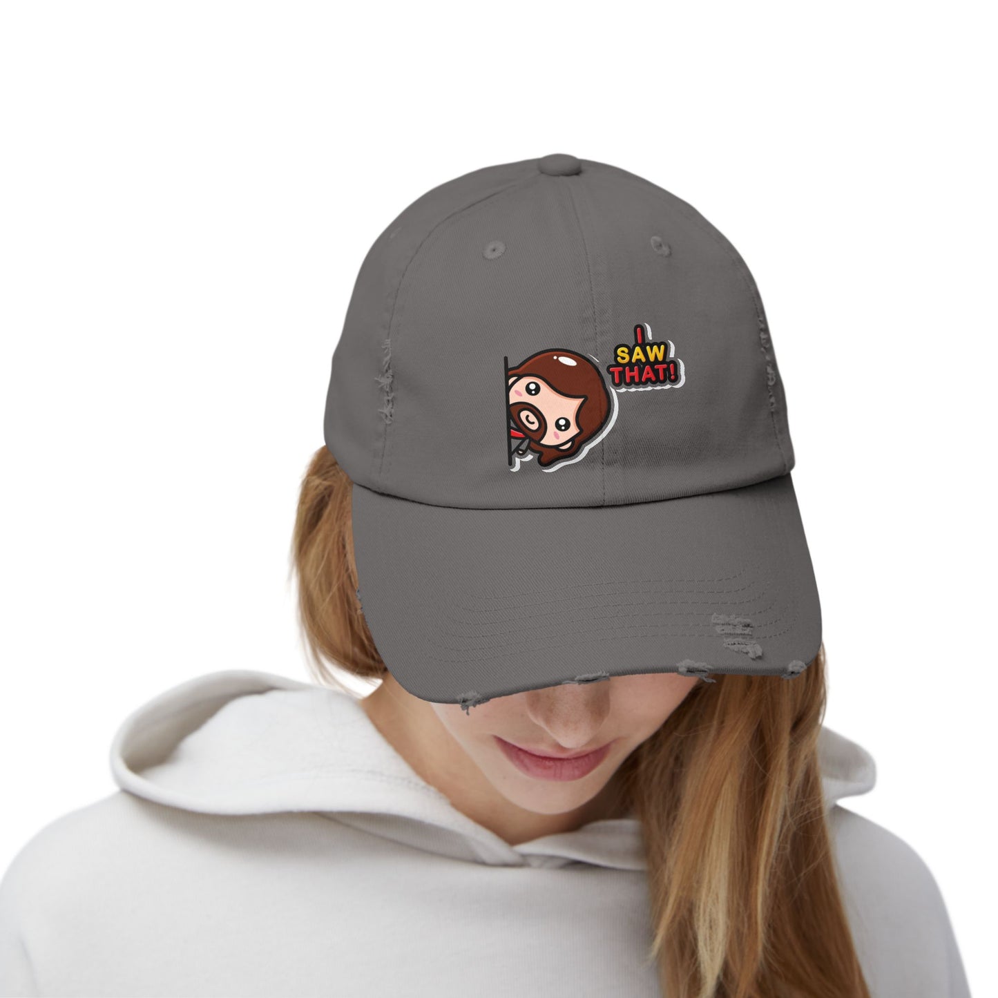 Trendy Distressed Cap, Casual Hat for Everyday Wear, Funny Gift for Him or Her, Cool Summer Accessory, Ideal for Birthdays or Parties
