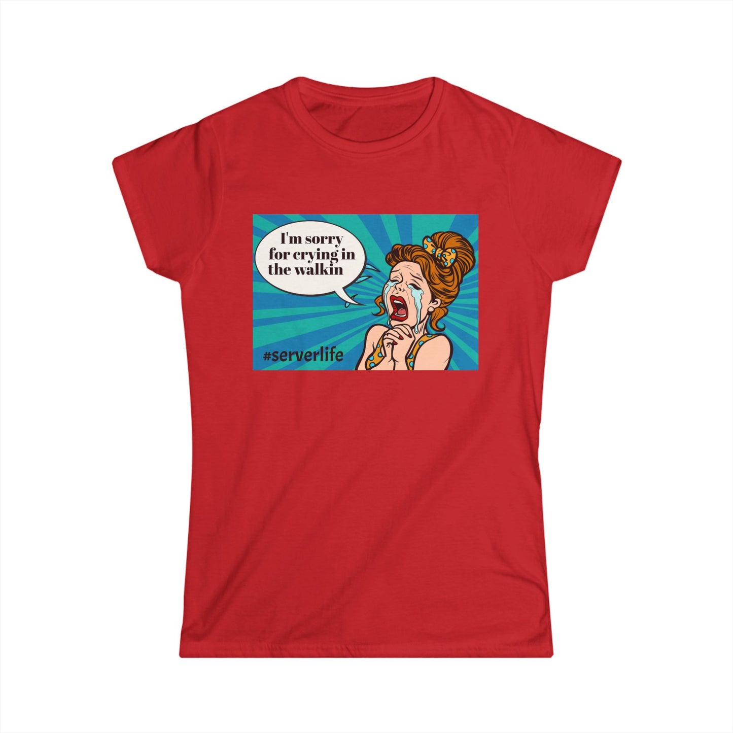 Server Life Women's Tee - Funny Server Shirt, Gift for Waitstaff, Restaurant Workers, Humor Tee, Casual Wear, Coffee Lover