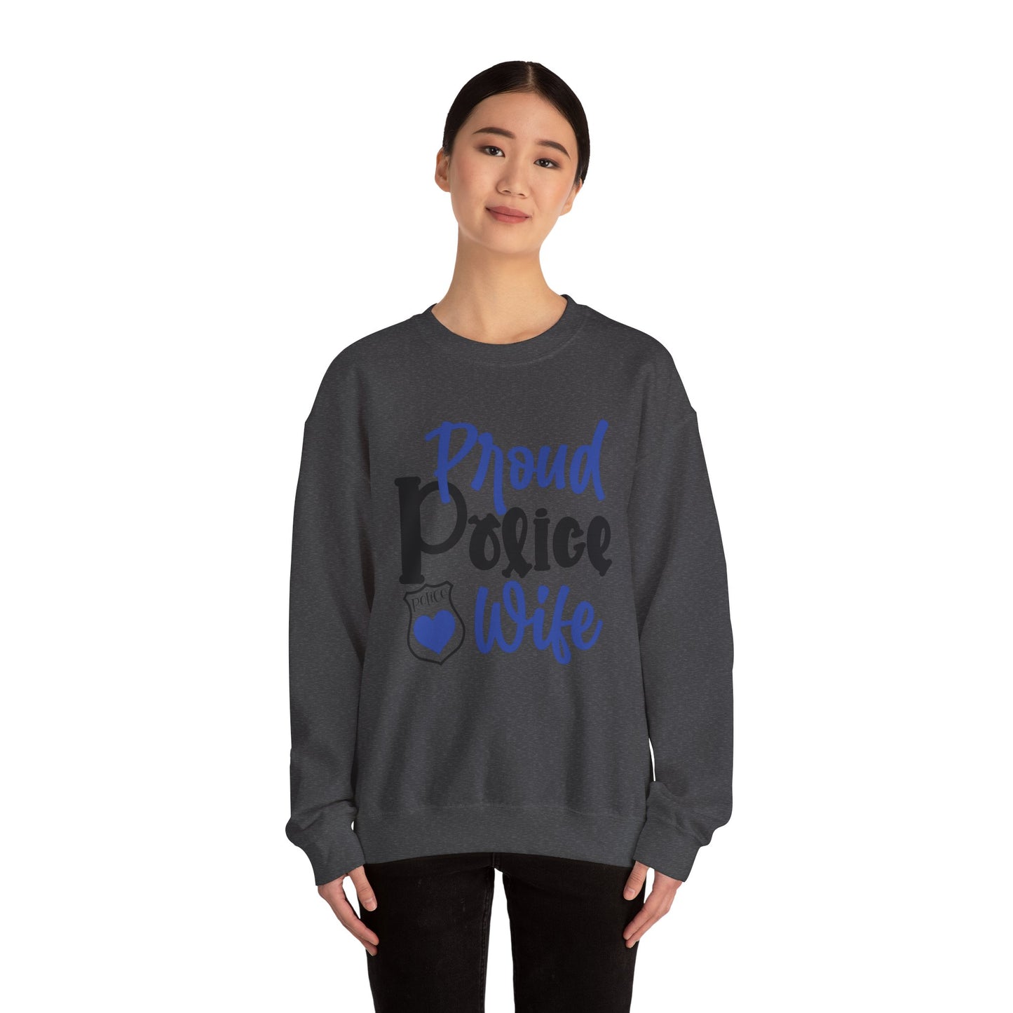 Proud Police Wife Sweatshirt | Unisex Heavy Blend Crewneck | Perfect Gift for Police Families, Law Enforcement Support, Cozy Everyday [...]