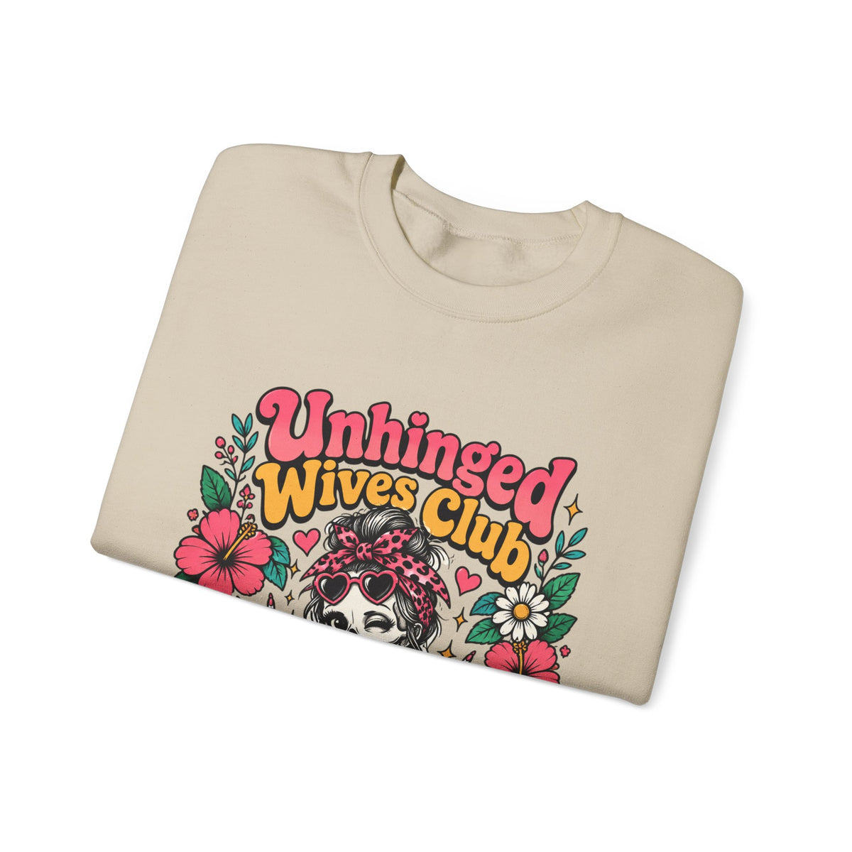 Unhinged Wives Club Skeleton Floral Sweatshirt