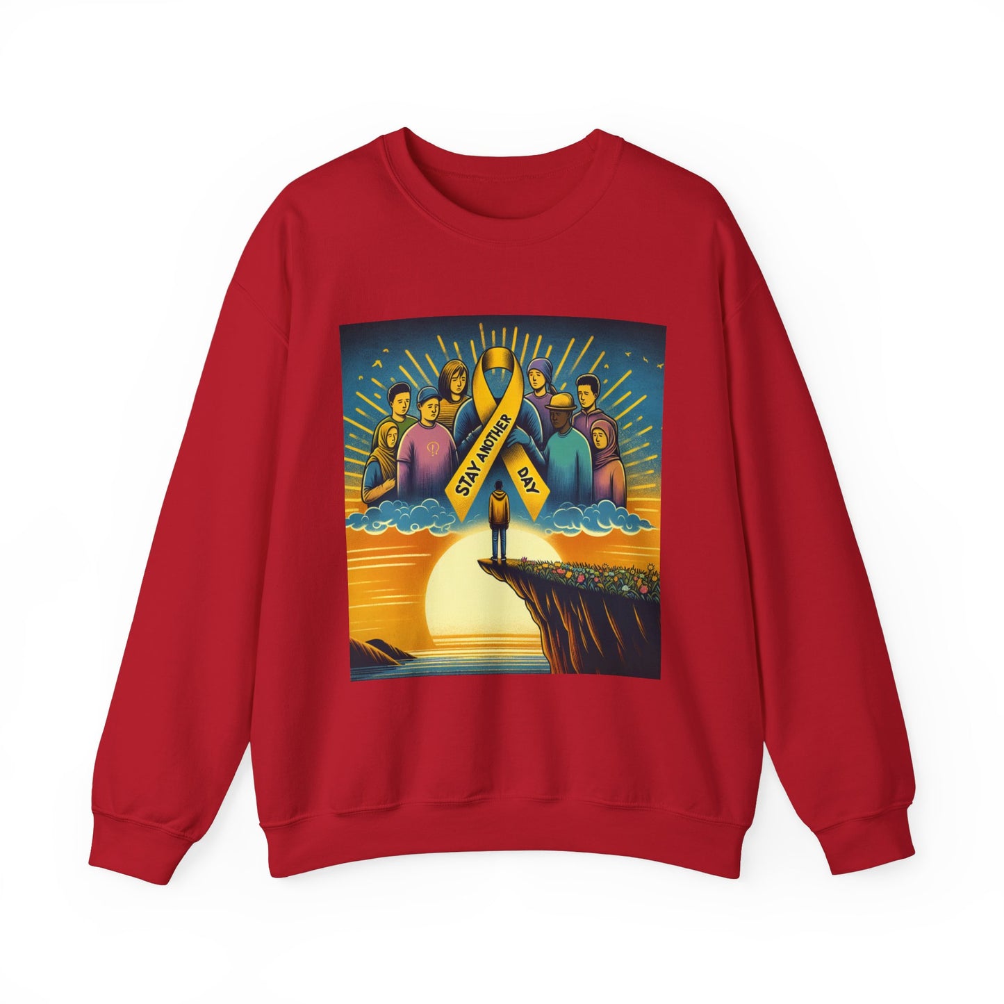 Suicide Prevention Awareness Sweatshirt, Stay Another Day, You Matter, Mental Health Support, Crewneck Jumper, Unisex Hoodie