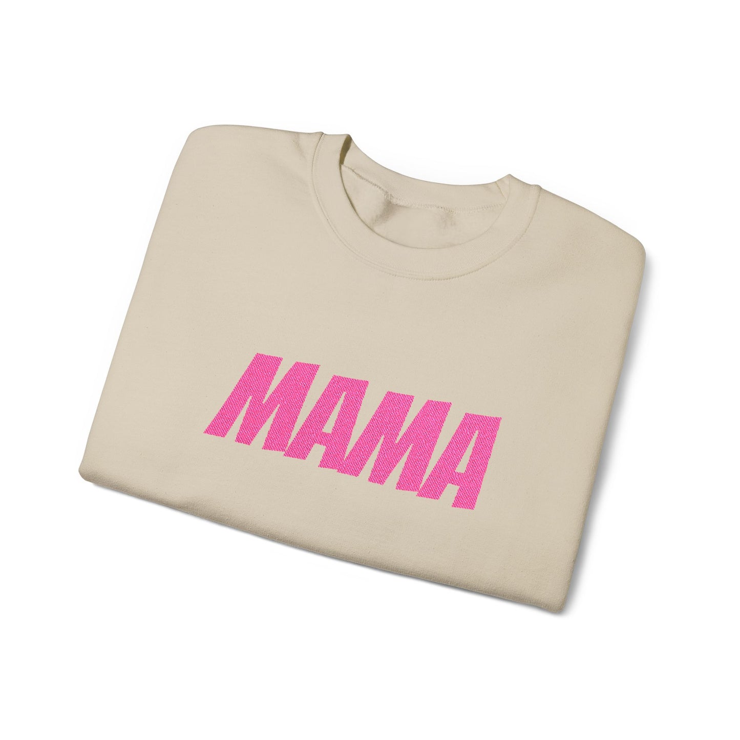 Pink Glitter MAMA Crewneck Sweatshirt | Mama Mom Mother's Day Top