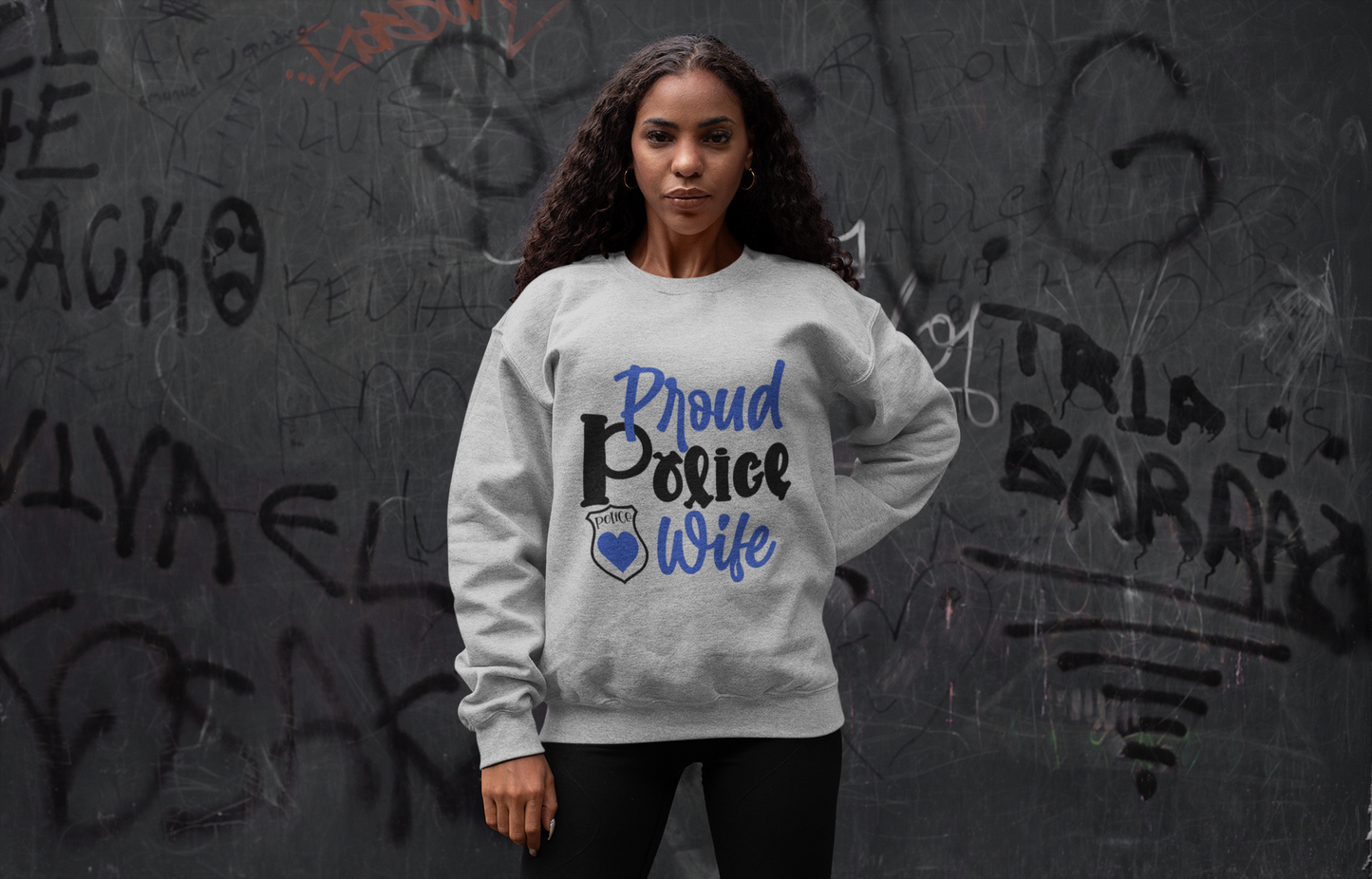 Proud Police Wife Sweatshirt | Unisex Heavy Blend Crewneck | Perfect Gift for Police Families, Law Enforcement Support, Cozy Everyday [...]