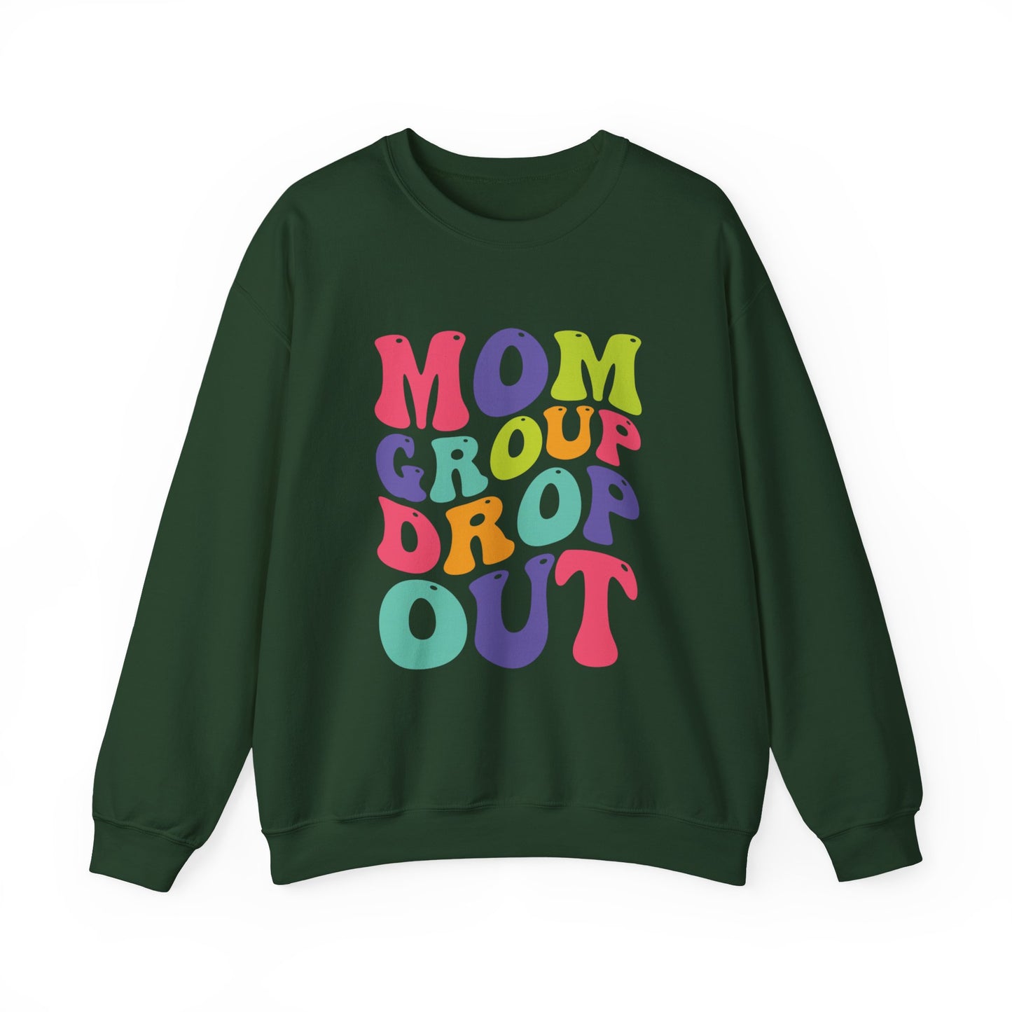Mom Group Dropout Sweatshirt, Cozy Crewneck, Perfec for Moms, Gift for Mother's Day, Casual Wear, Fun Family Gatherings, gift for her