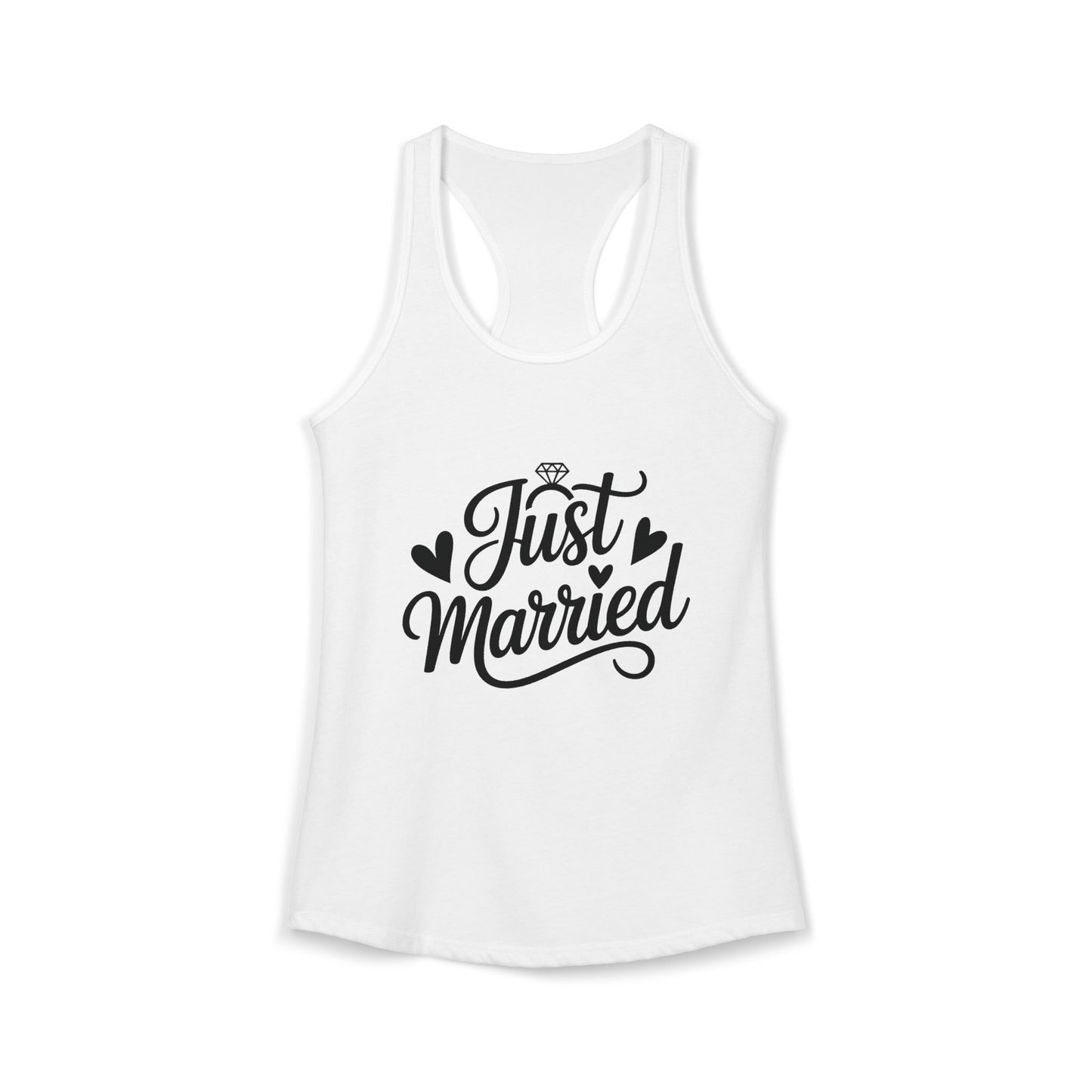 Women's Ideal Racerback Tank just married