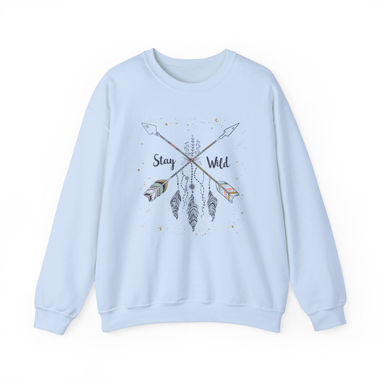 Unisex Crewneck Sweatshirt - Stay Wild Design