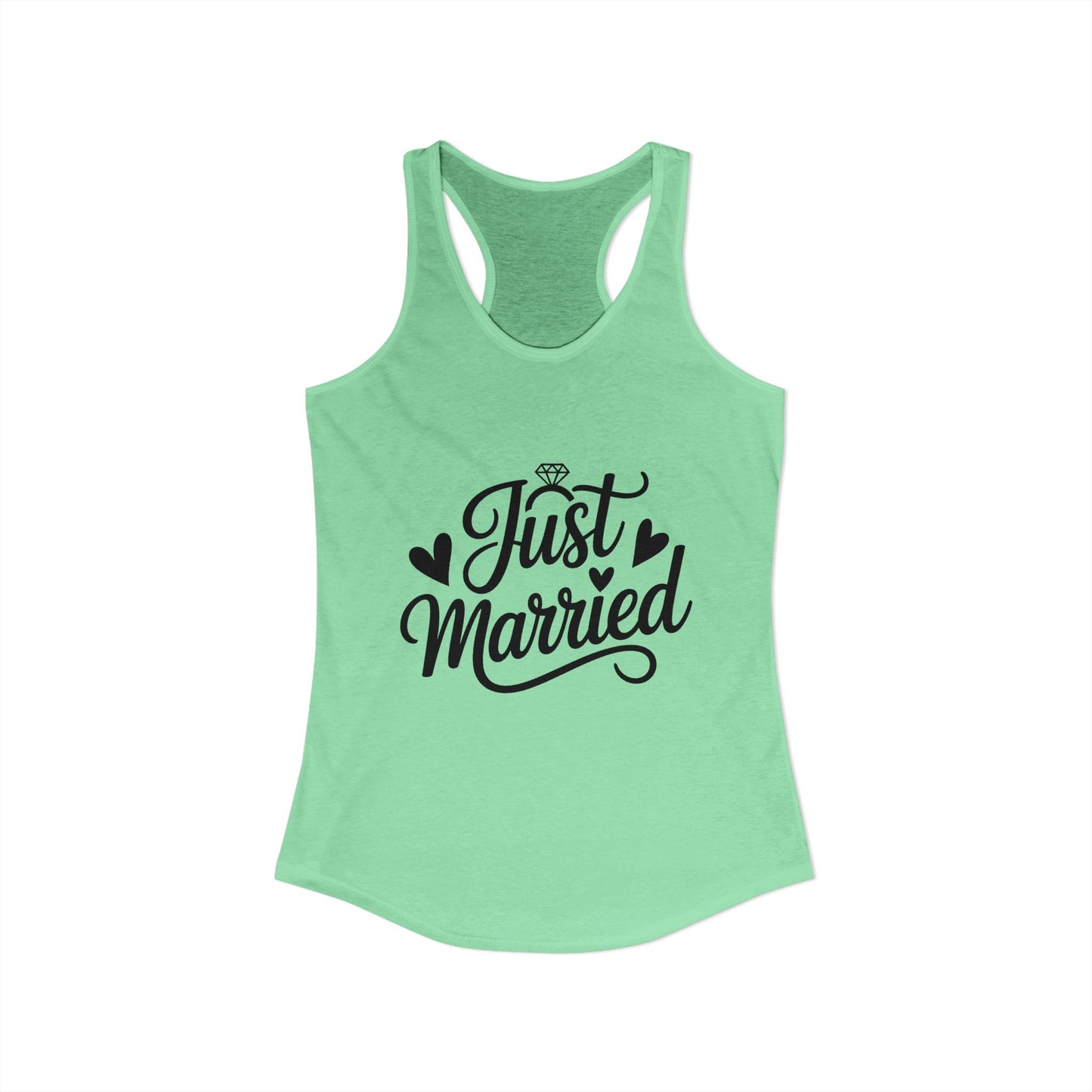 Women's Ideal Racerback Tank just married