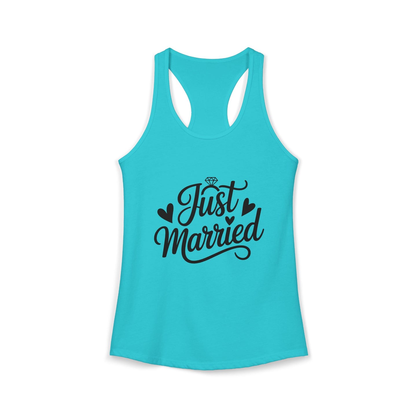 Women's Ideal Racerback Tank just married