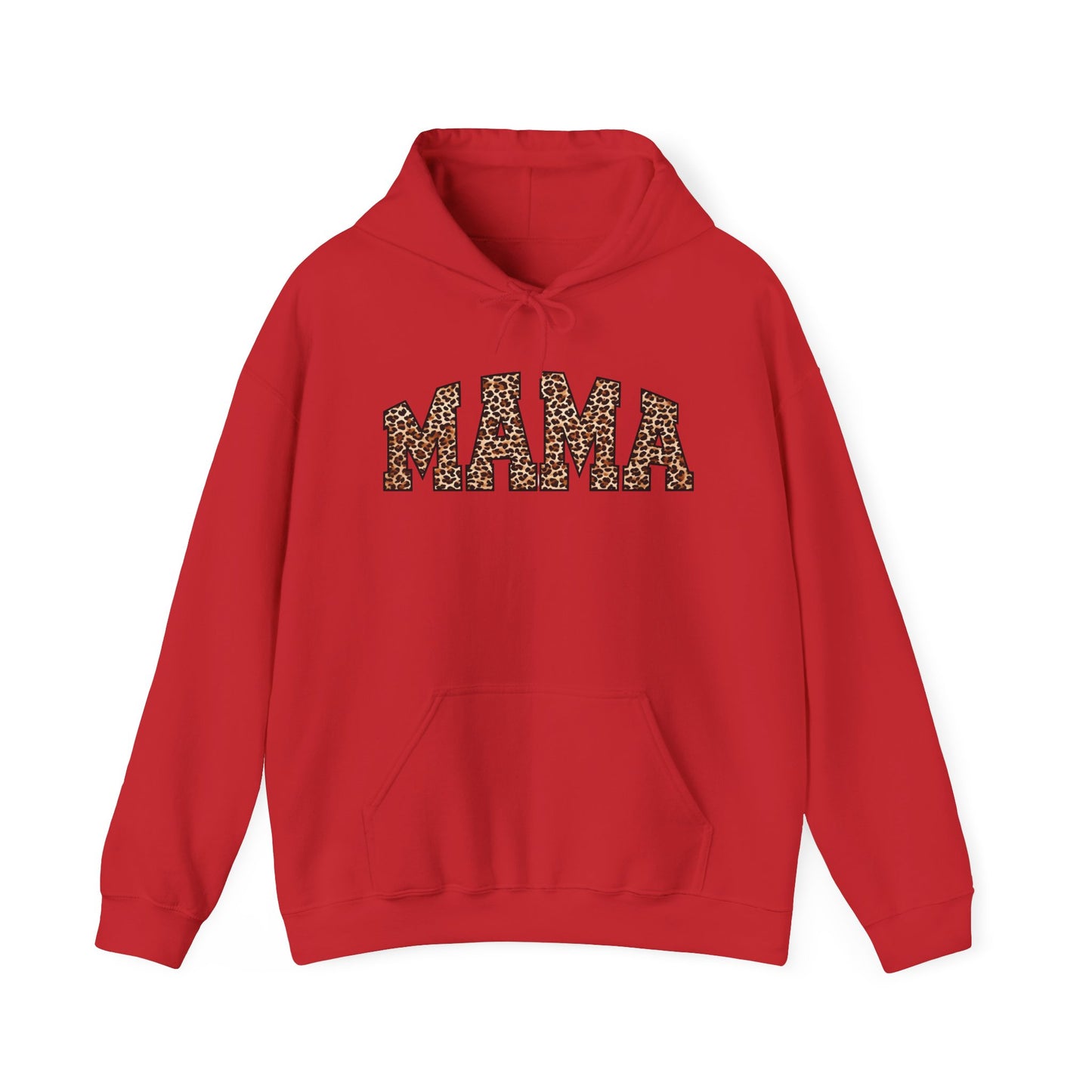 Mama Leopard Print Hoodie - Cozy Unisex Sweatshirt for Moms