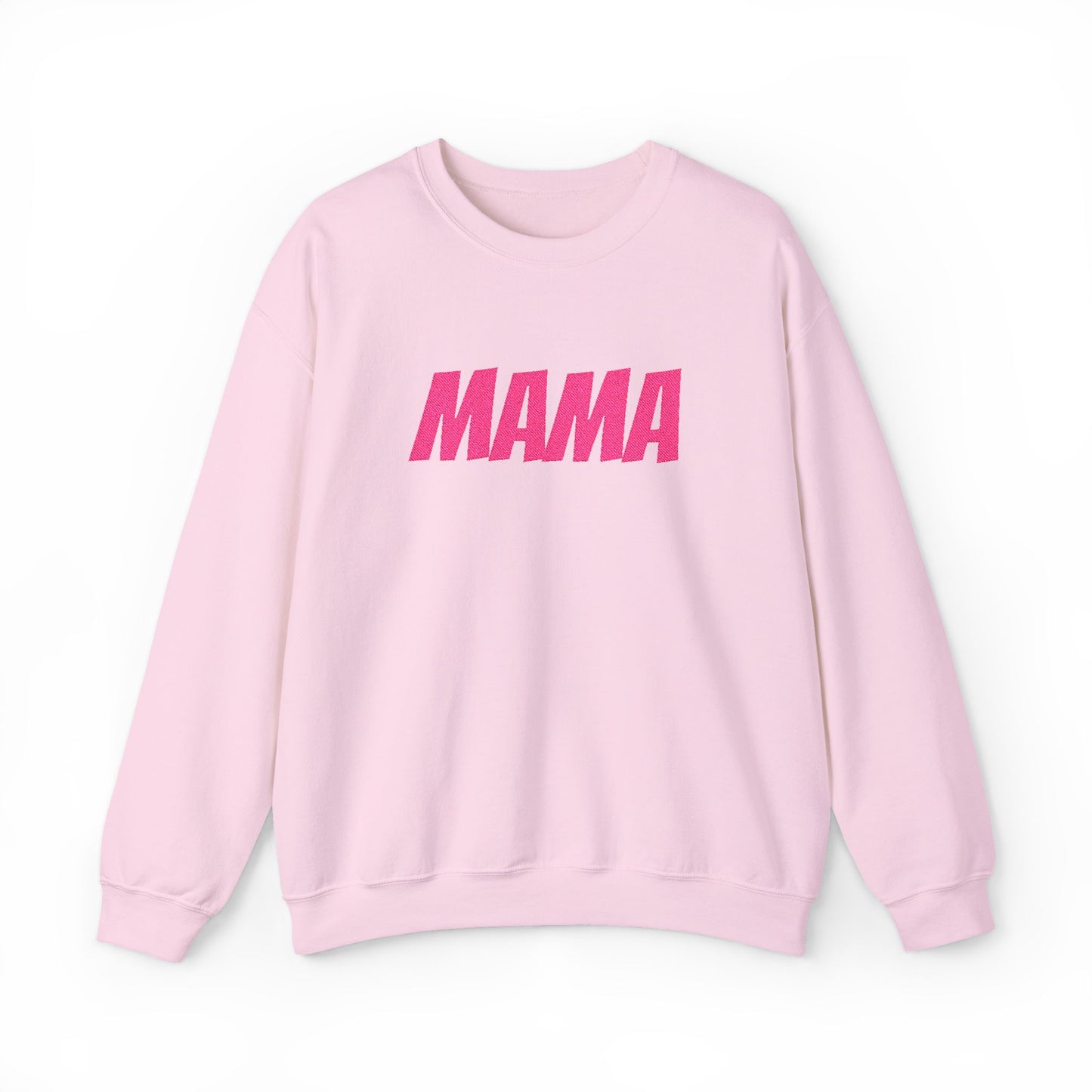 Pink Glitter MAMA Crewneck Sweatshirt | Mama Mom Mother's Day Top