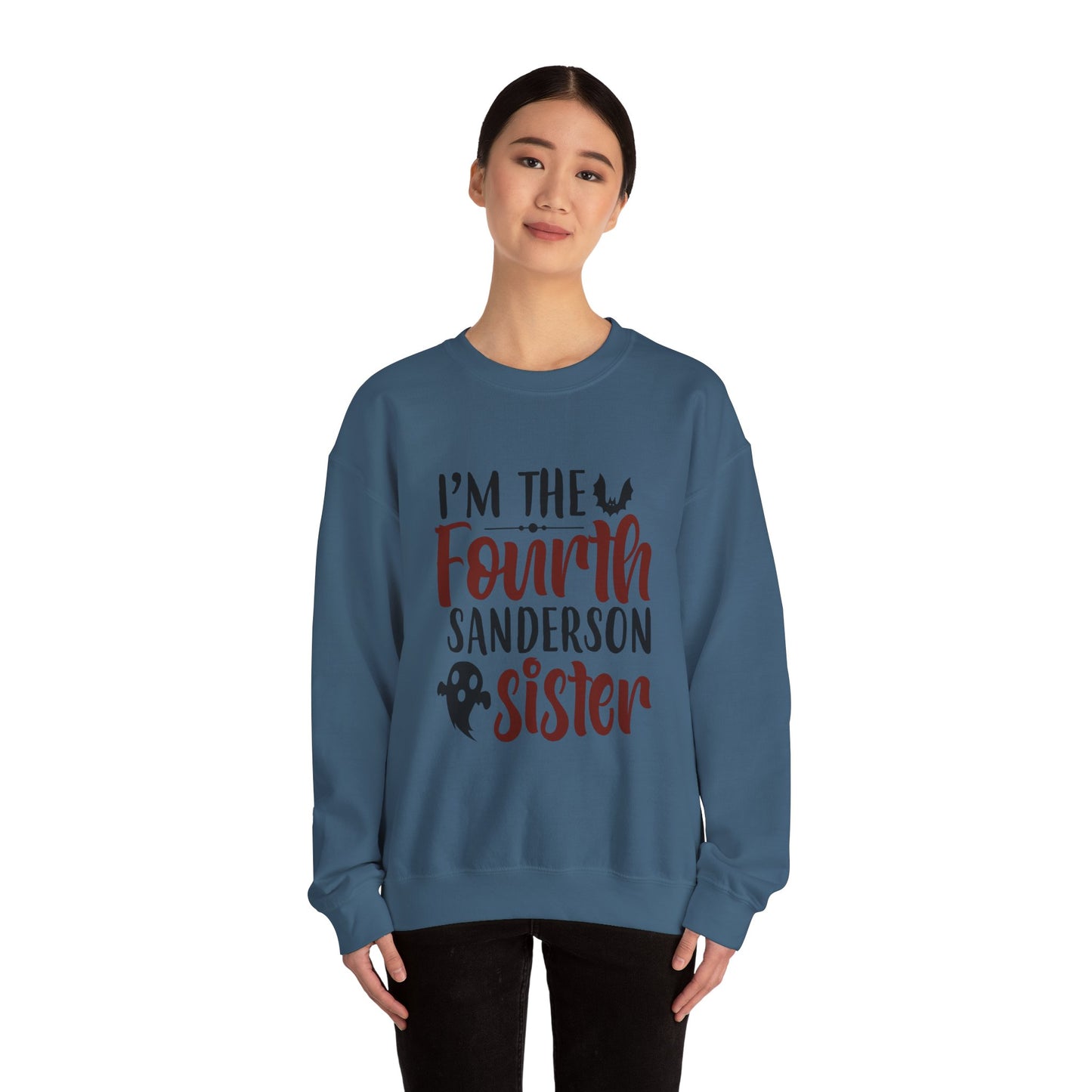 Spooky Sister Sweatshirt, Cozy Halloween Crewneck, Sanderson Sisters Gift, Unisex Fall Fashion, Cute Family Sweatshirt