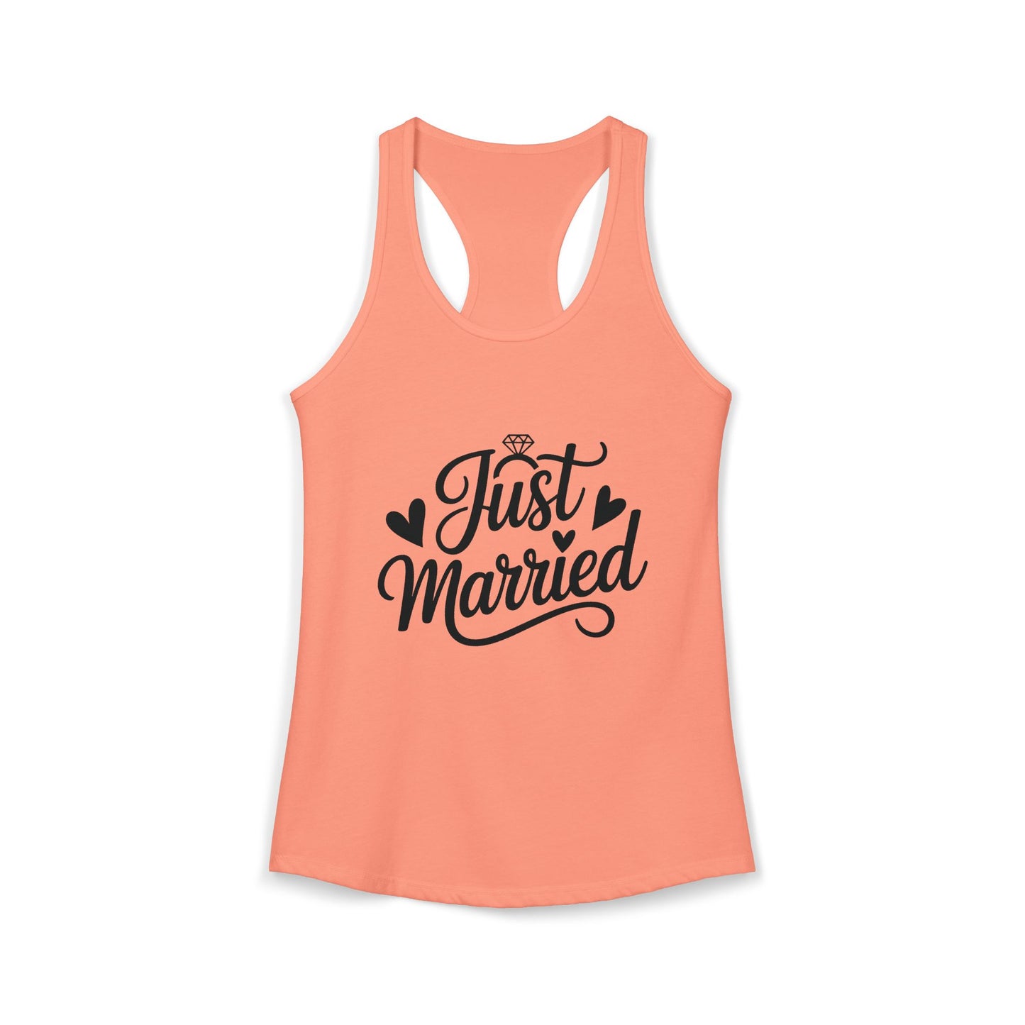 Women's Ideal Racerback Tank just married