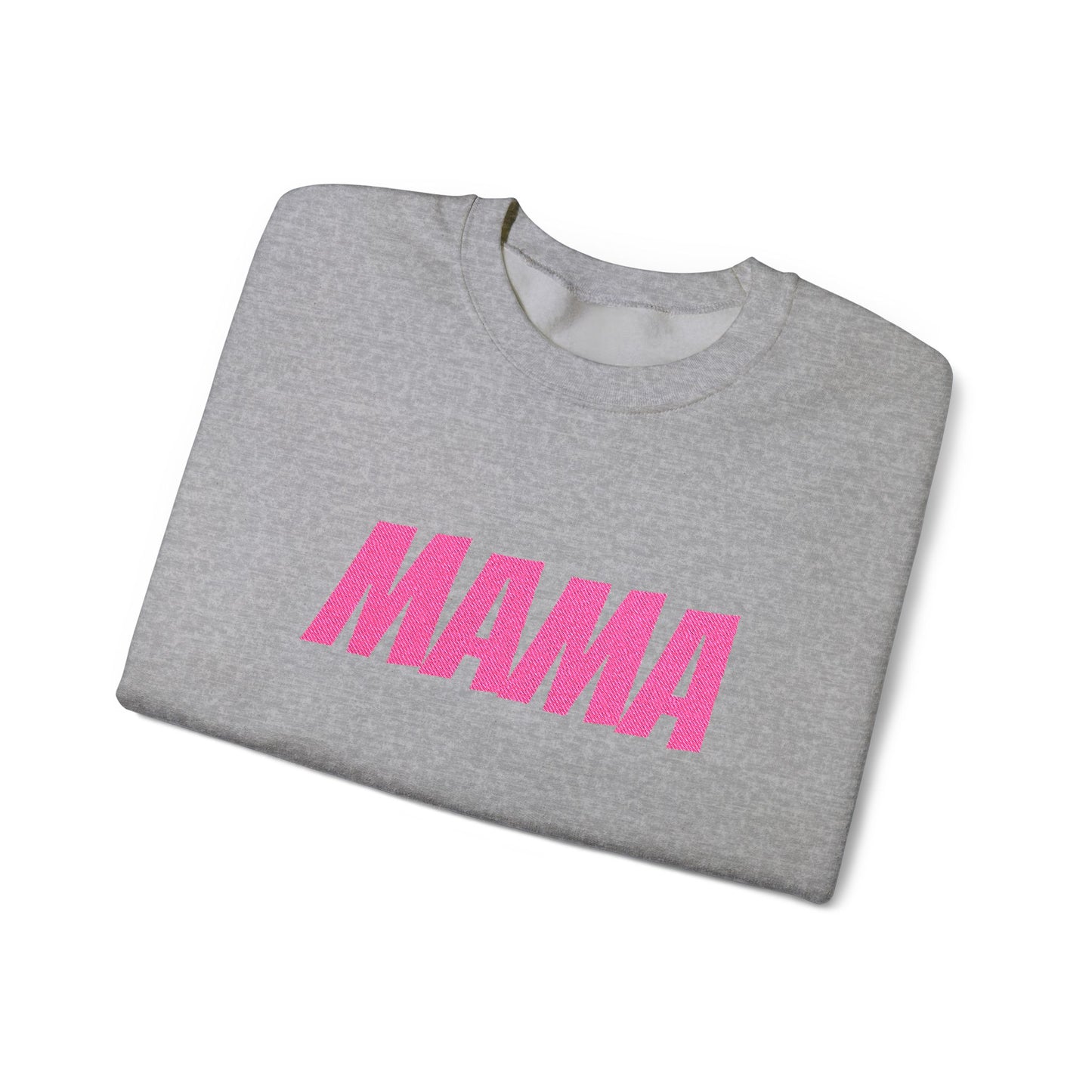 Pink Glitter MAMA Crewneck Sweatshirt | Mama Mom Mother's Day Top