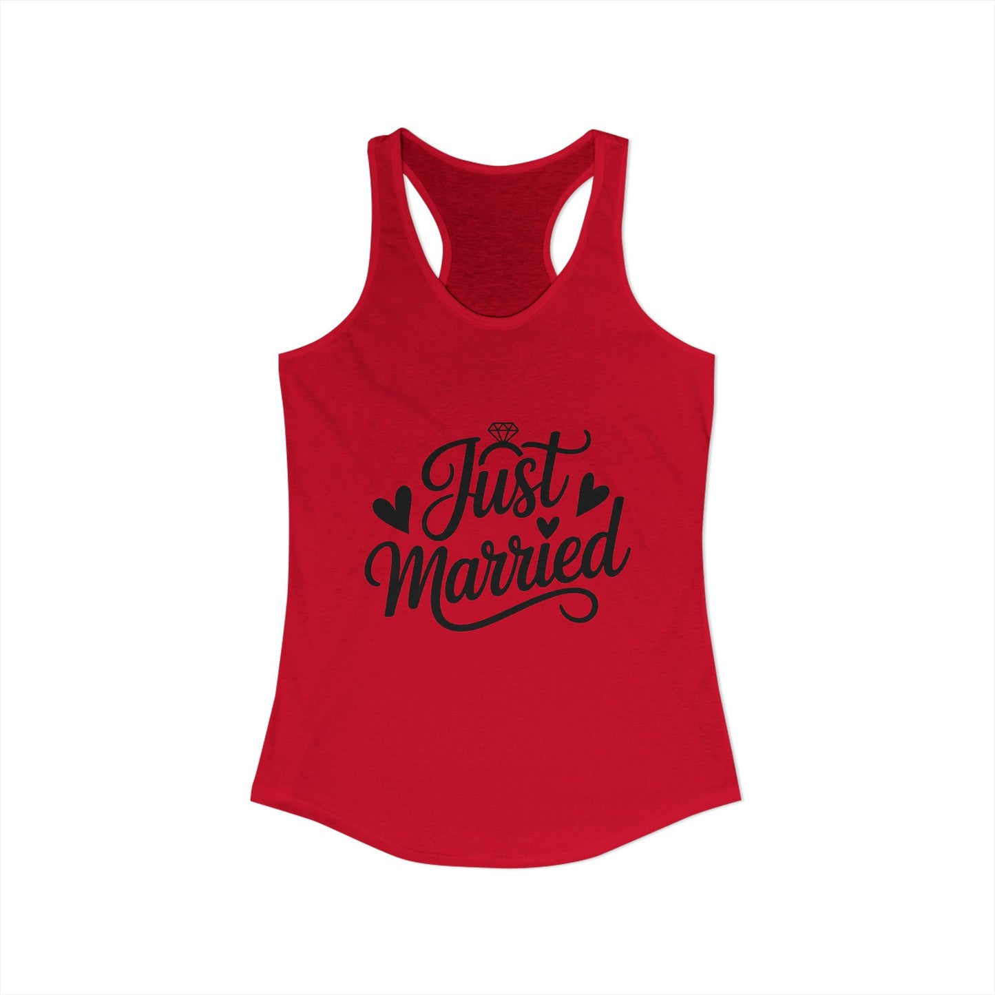 Women's Ideal Racerback Tank just married