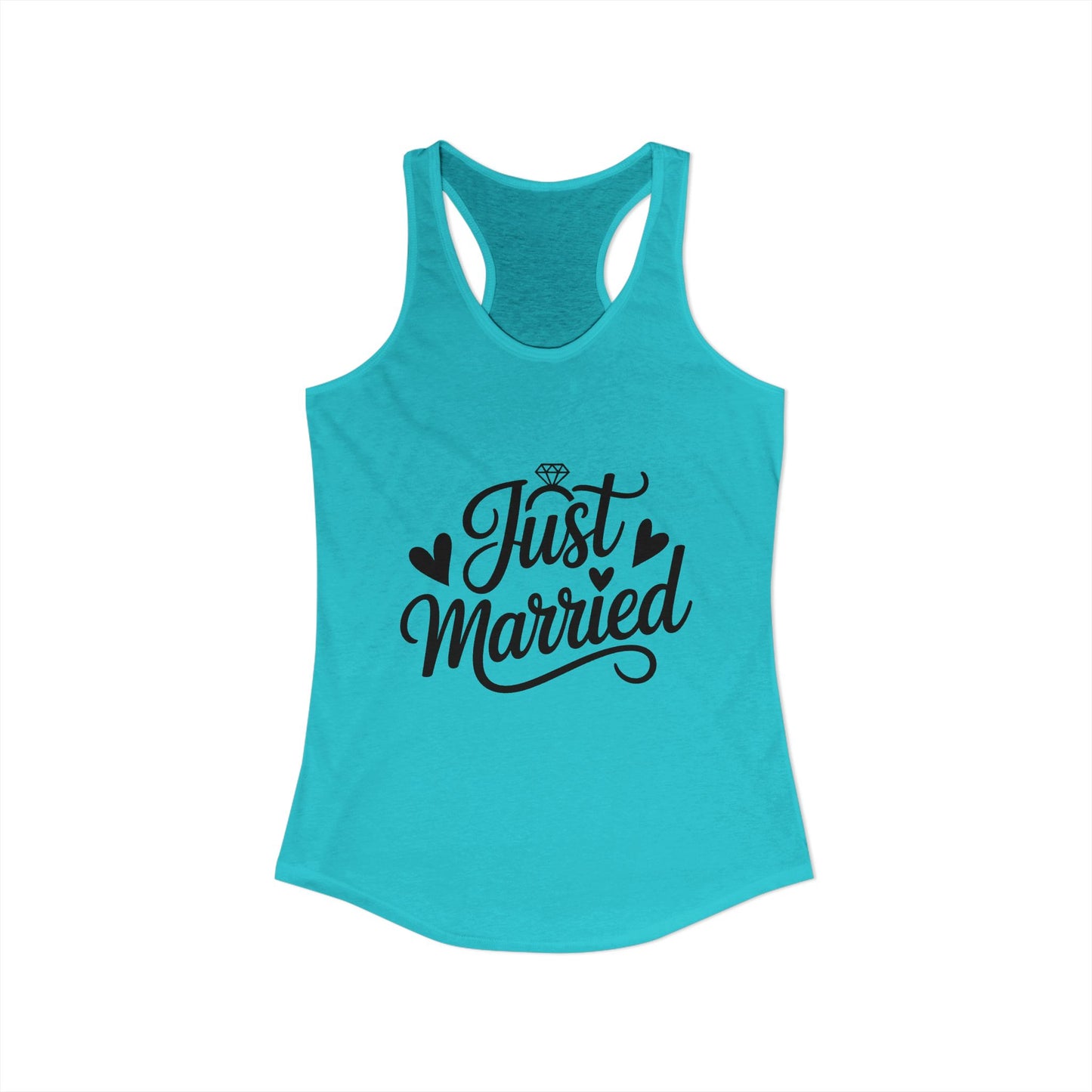 Women's Ideal Racerback Tank just married