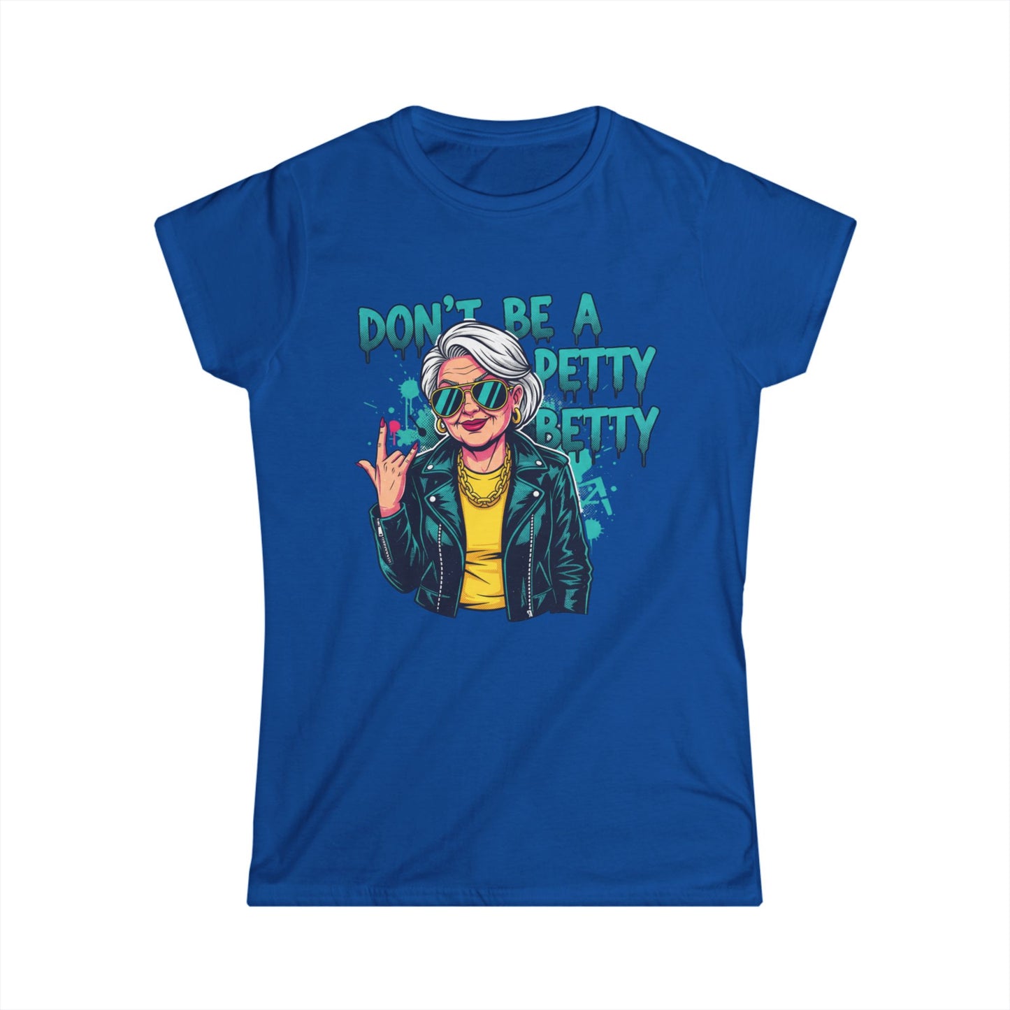 Don't Be A Petty Pretty Tee | Retro Punk Woman Graphic Shirt