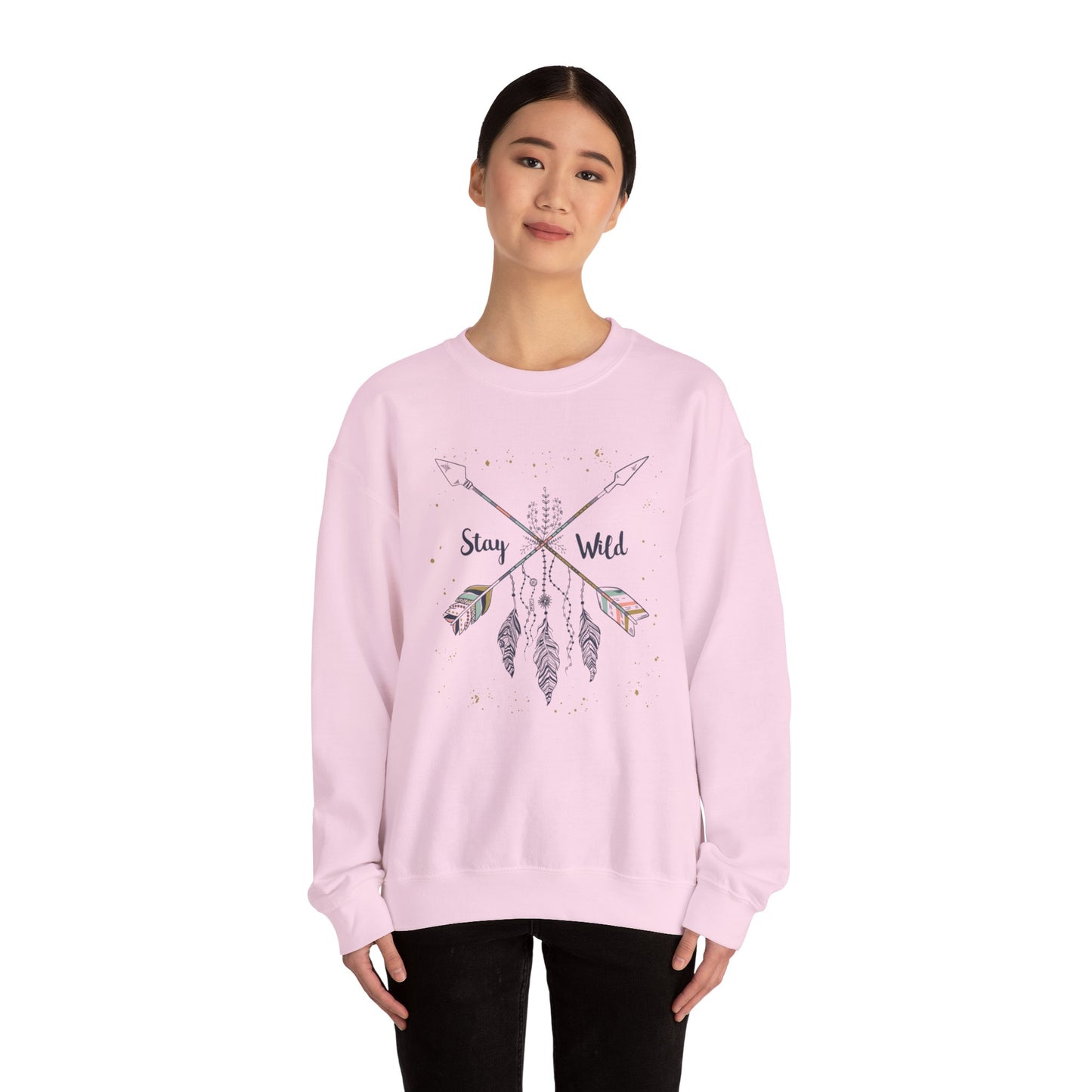 Unisex Crewneck Sweatshirt - Stay Wild Design