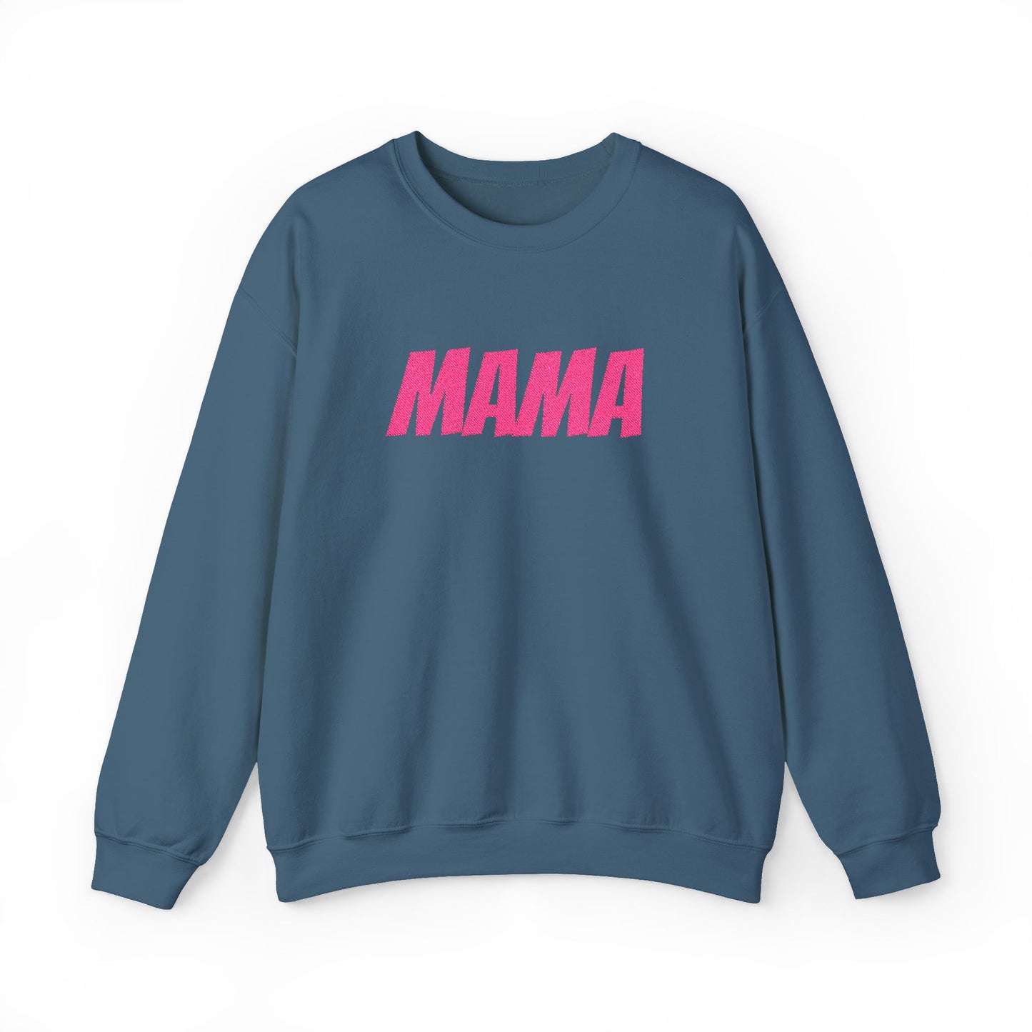 Pink Glitter MAMA Crewneck Sweatshirt | Mama Mom Mother's Day Top