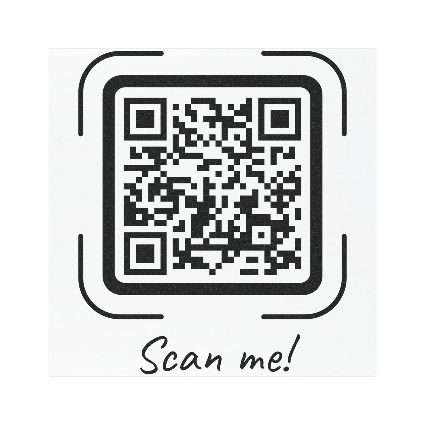 Custom QR Code Car Magnet — "Scan Me!" Promo Vehicle Magnet