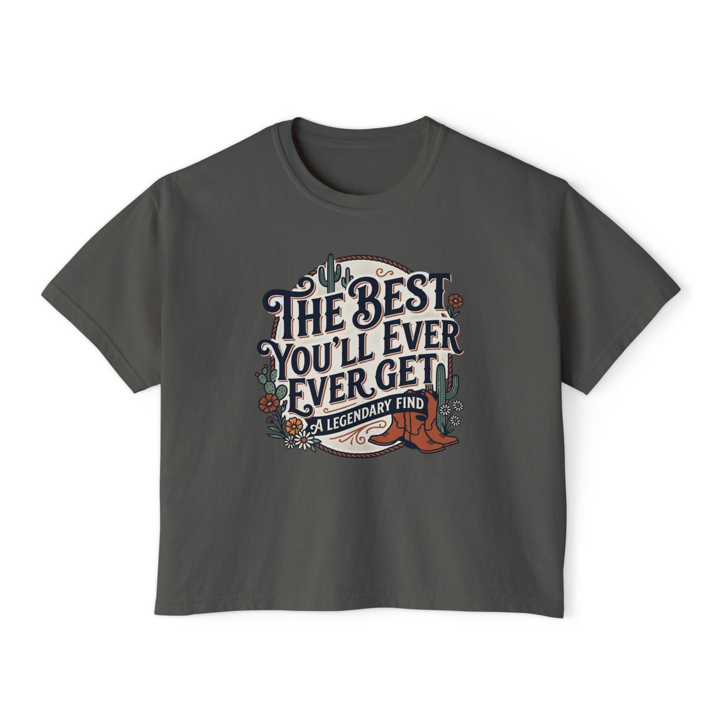 The Best You'll Ever Forget tee | Women's boxy t-shirt, vintage western design