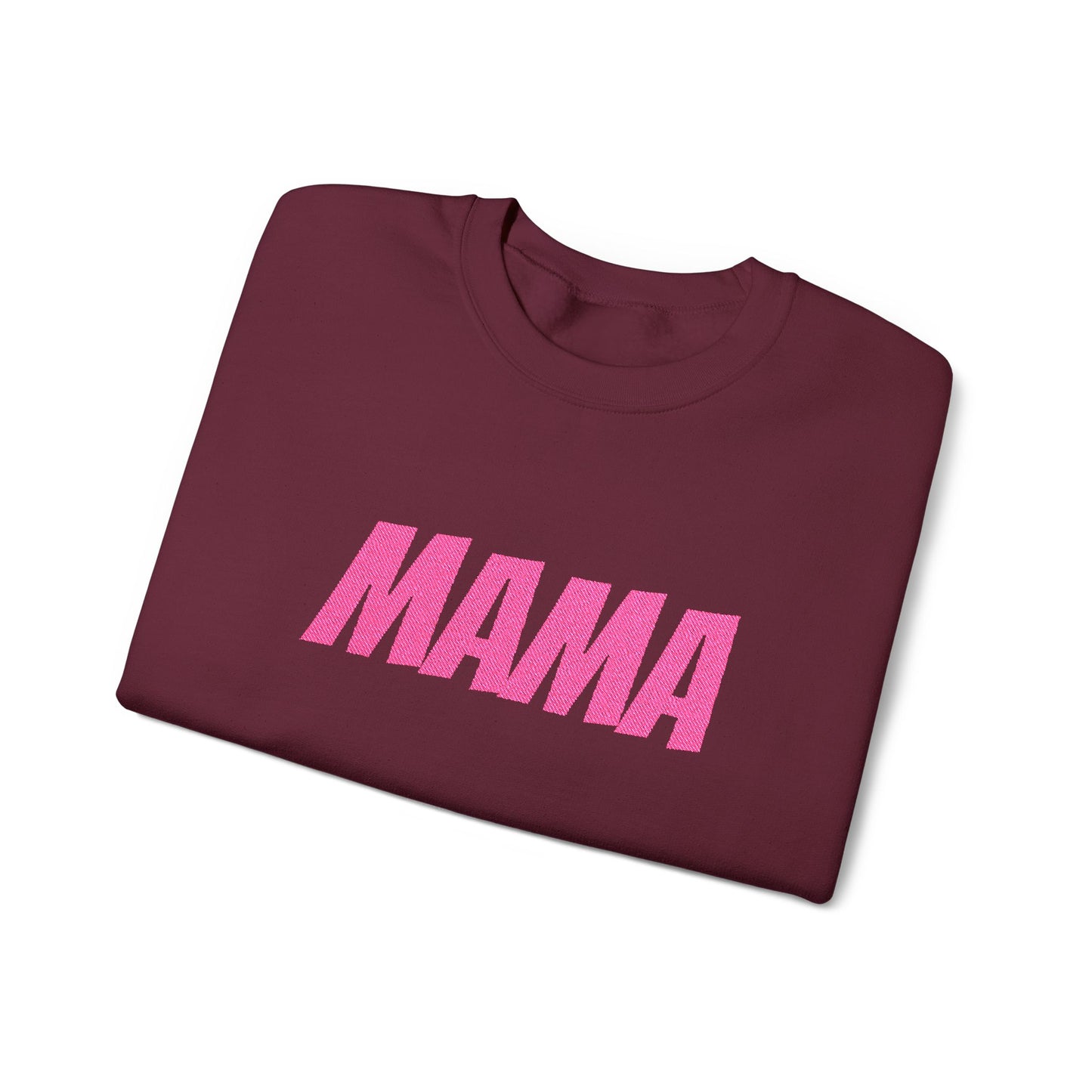 Pink Glitter MAMA Crewneck Sweatshirt | Mama Mom Mother's Day Top
