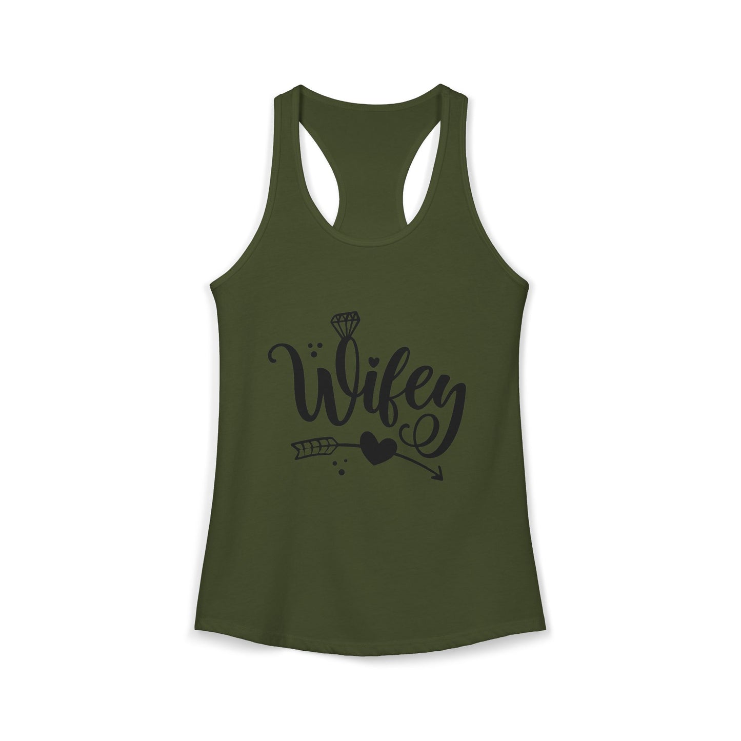 Women's Ideal Racerback Tank, Wifey, gift for her, wife life