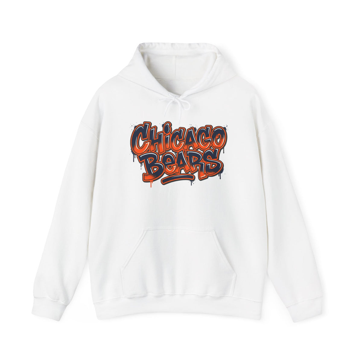 Chicago Bears Graffiti Hoodie — Streetwear Pullover for Fans