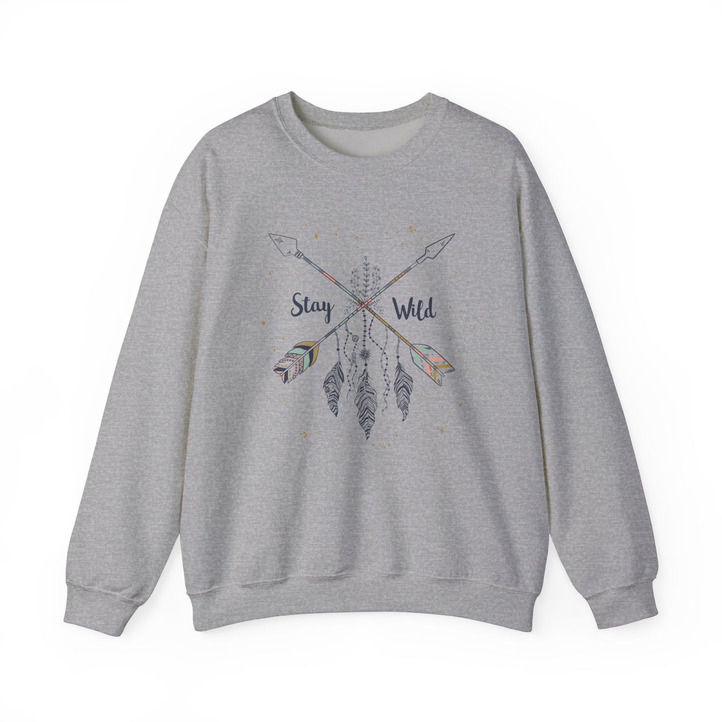 Unisex Crewneck Sweatshirt - Stay Wild Design
