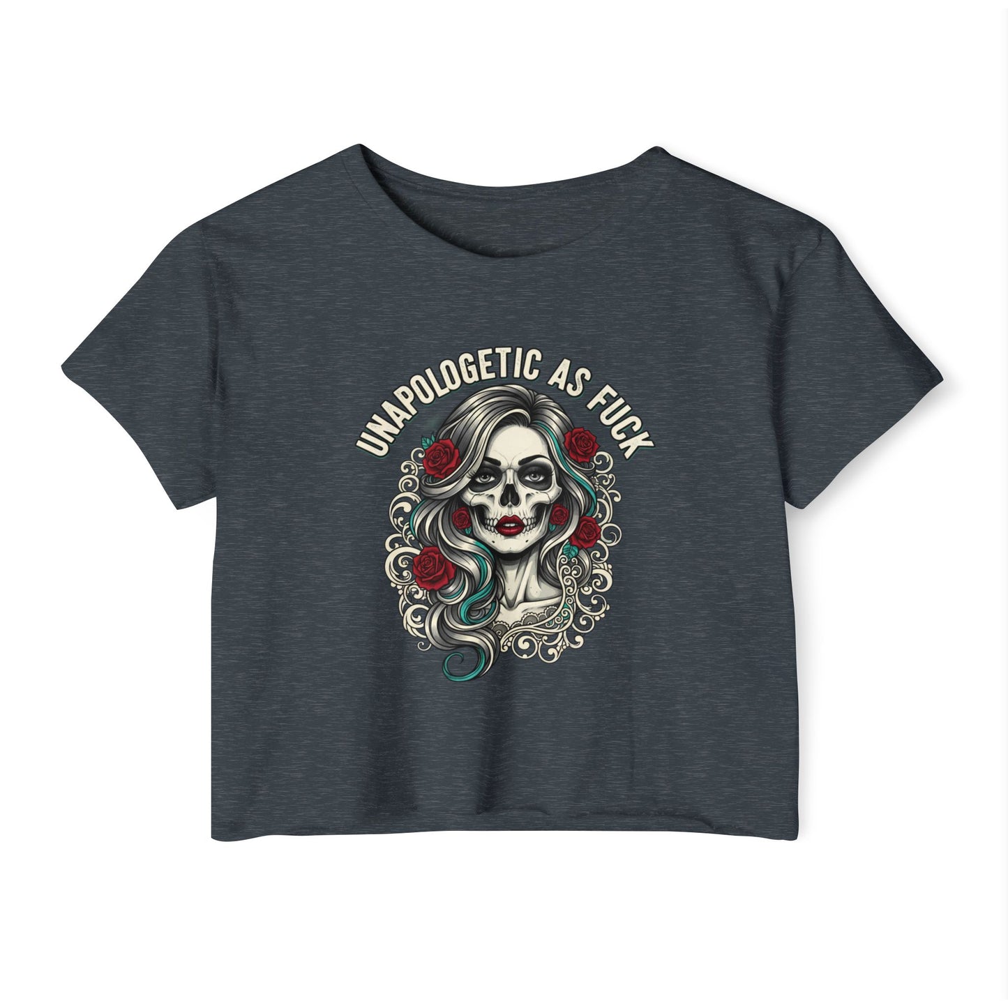 Unapologetic As Fuck crop top | Women's Festival Top