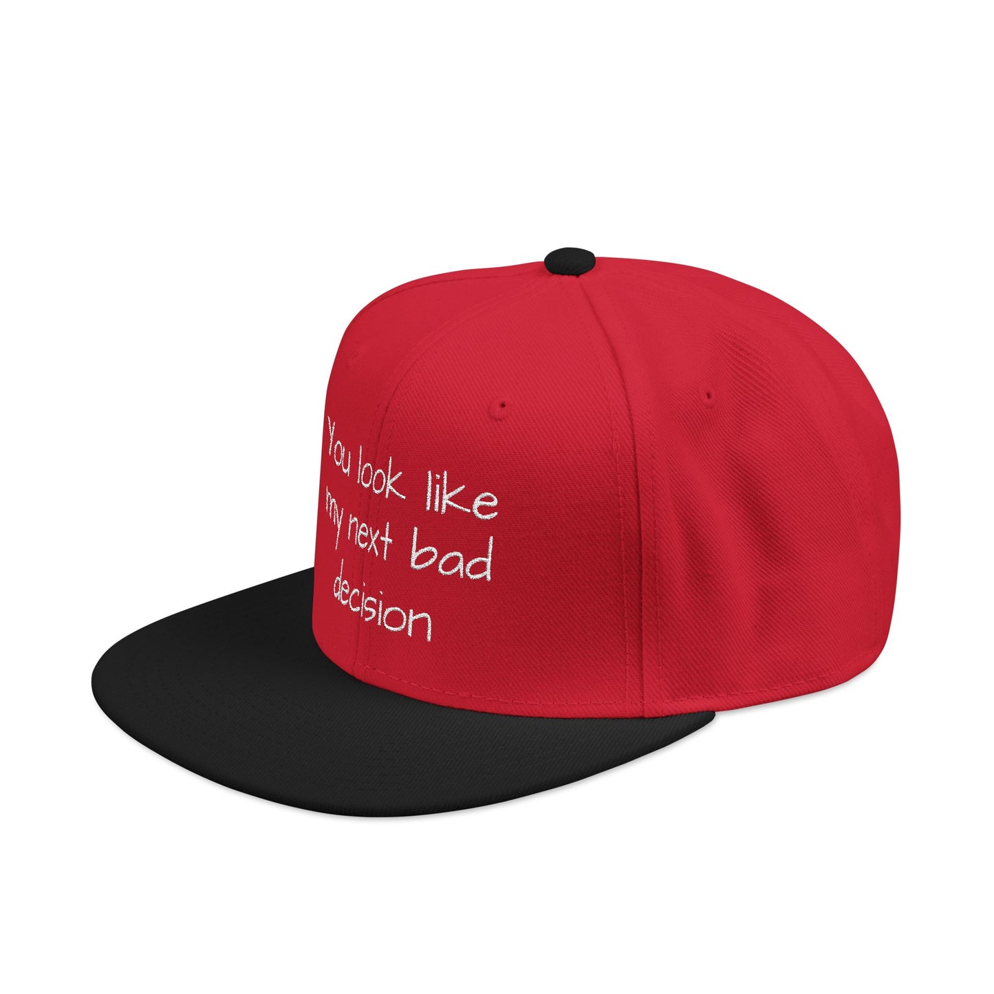 Snapback Hat - Embroidered Cap, Trendy Hat, Streetwear Accessory, Gift for Him, Stylish Headwear, funny hat