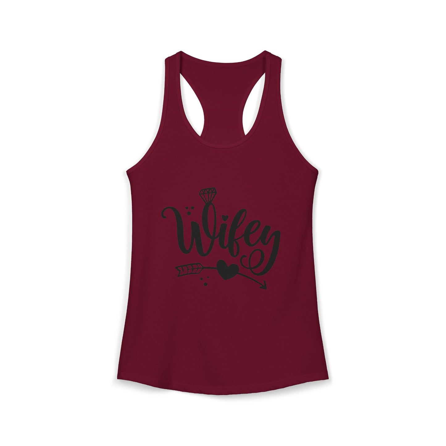 Women's Ideal Racerback Tank, Wifey, gift for her, wife life