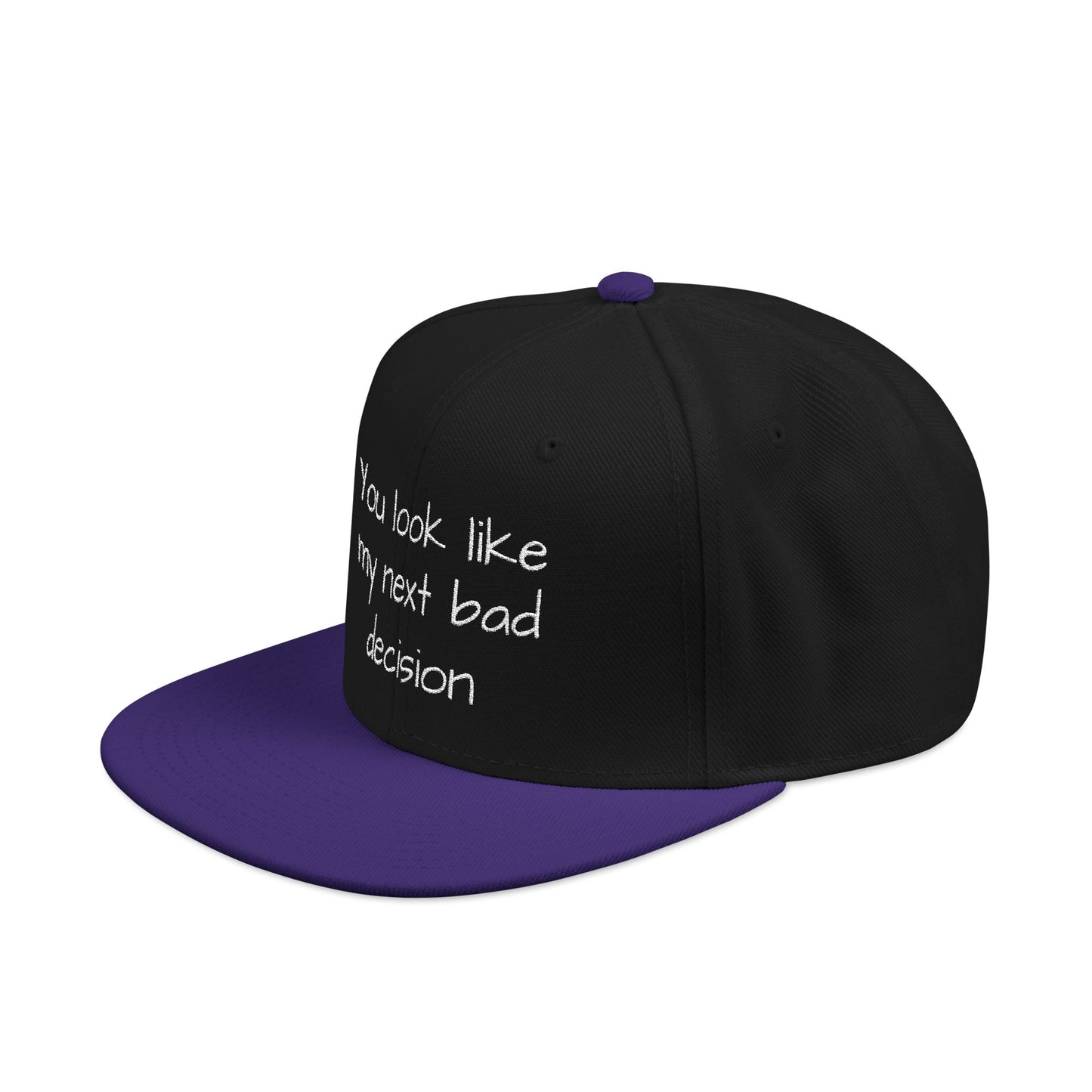 Snapback Hat - Embroidered Cap, Trendy Hat, Streetwear Accessory, Gift for Him, Stylish Headwear, funny hat