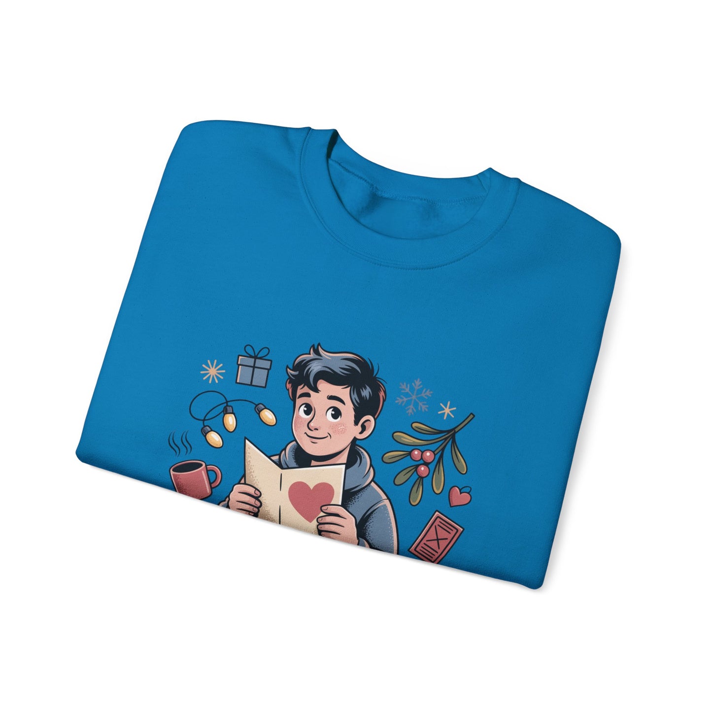 Looking for Holidate Sweatshirt | Holiday Romance Illustration