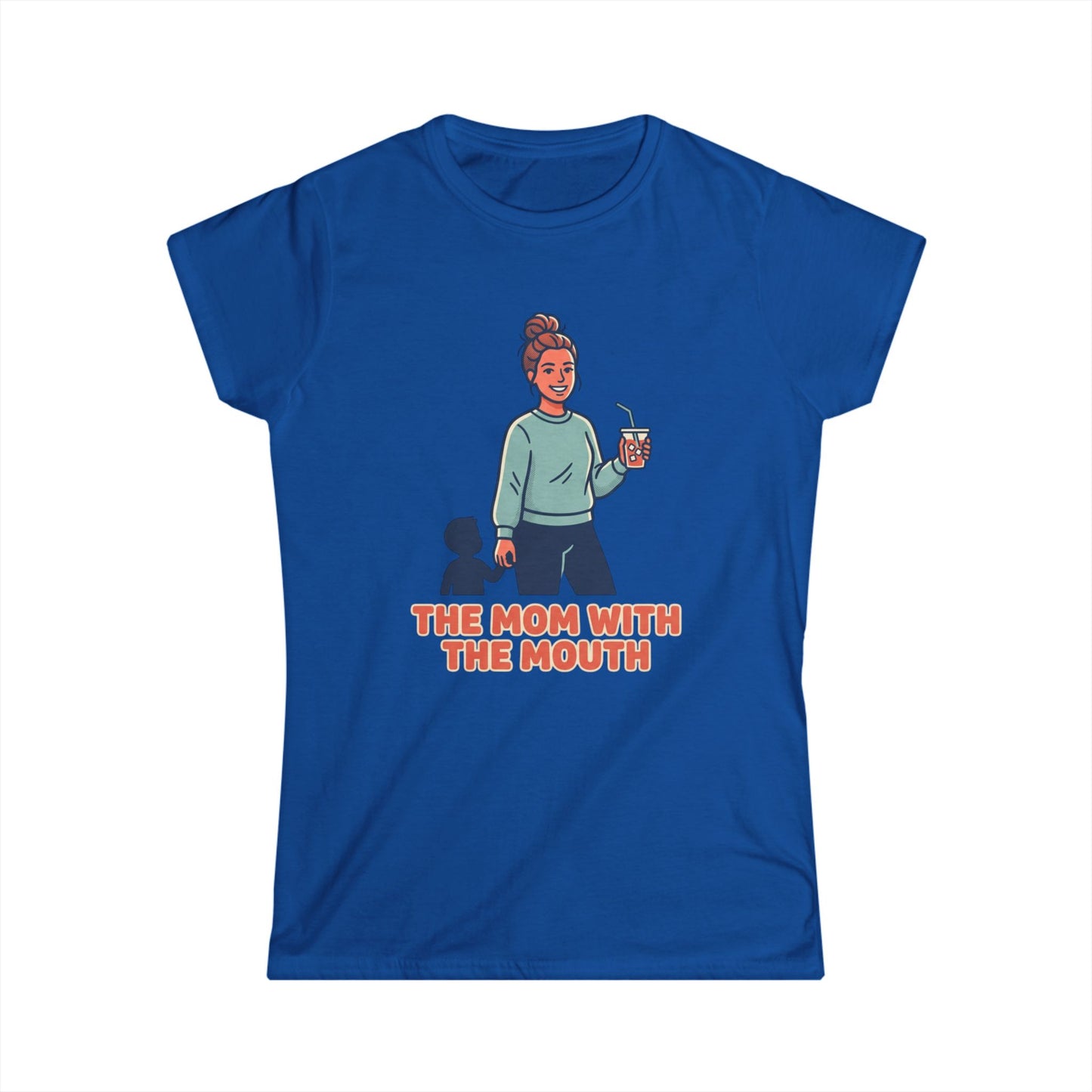 The Mom With The Mouth Tee — Funny Mom Graphic T-Shirt