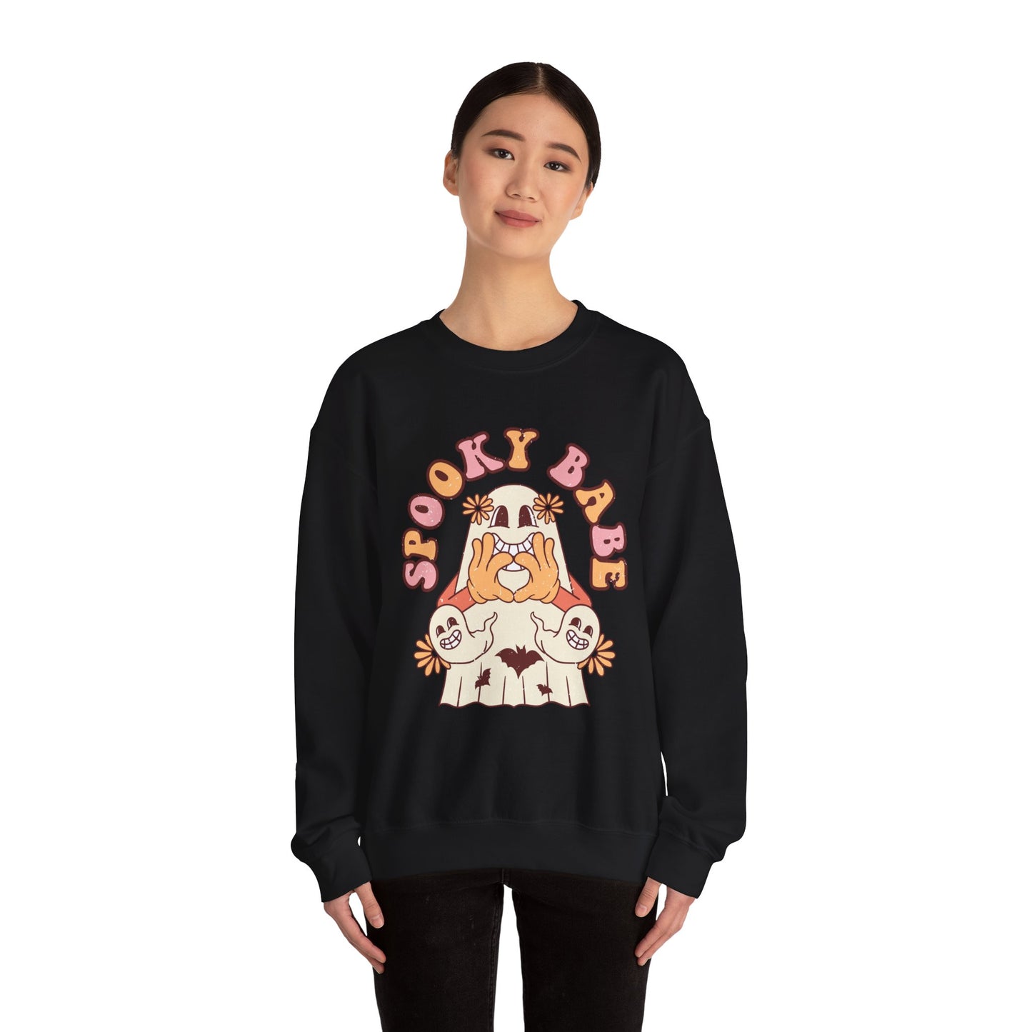 Spooky Babe Crewneck Sweatshirt - Comfy Halloween Apparel, Unisex Gift, Fall Fashion, Cozy Sweater for All Occasions, Perfect for [...]