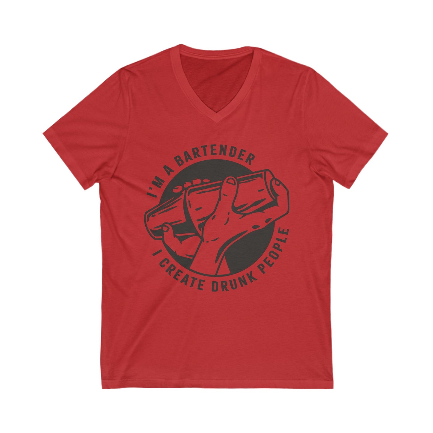 I'm A Bartender Unisex V-Neck Tee | Fun Shirt for Bartenders, Gifts for Cocktail Lovers, Alcohol Humor Tee, Drinking Celebration [...]