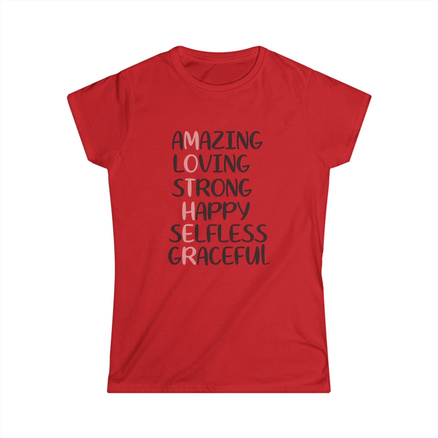 Inspirational Women's Softstyle Tee - ALOHA Message