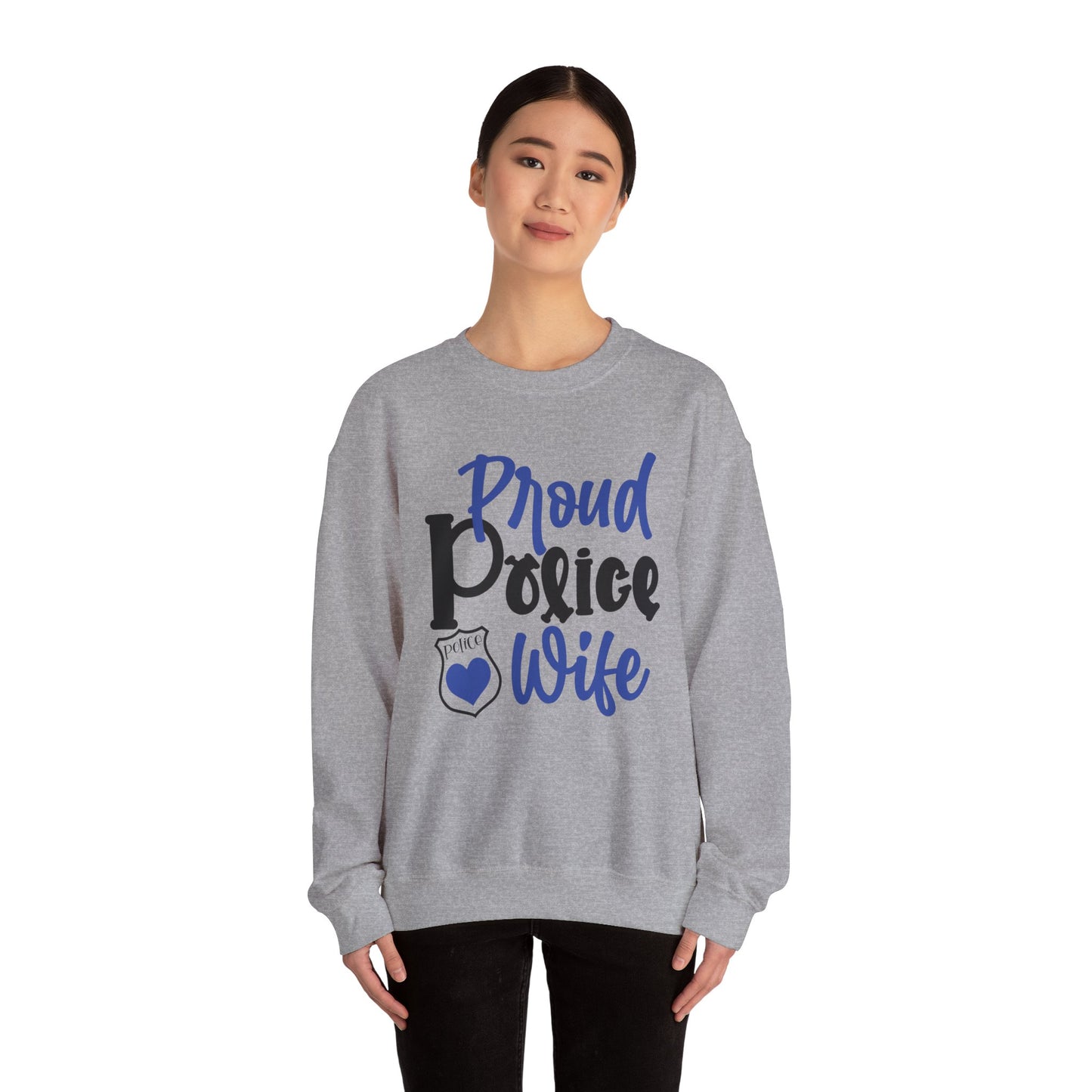 Proud Police Wife Sweatshirt | Unisex Heavy Blend Crewneck | Perfect Gift for Police Families, Law Enforcement Support, Cozy Everyday [...]