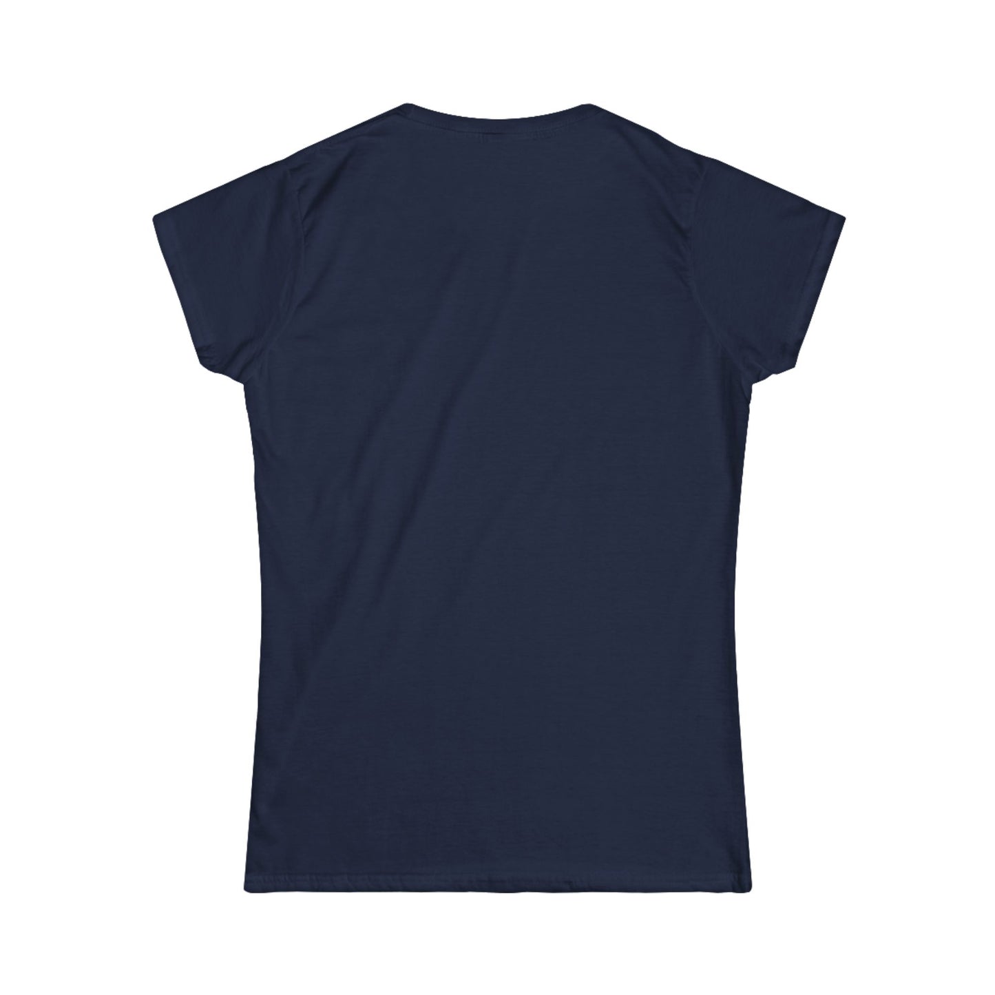 Cute Raccoon Relaxing Women's Softstyle Tee – Perfect for Nature Lovers!