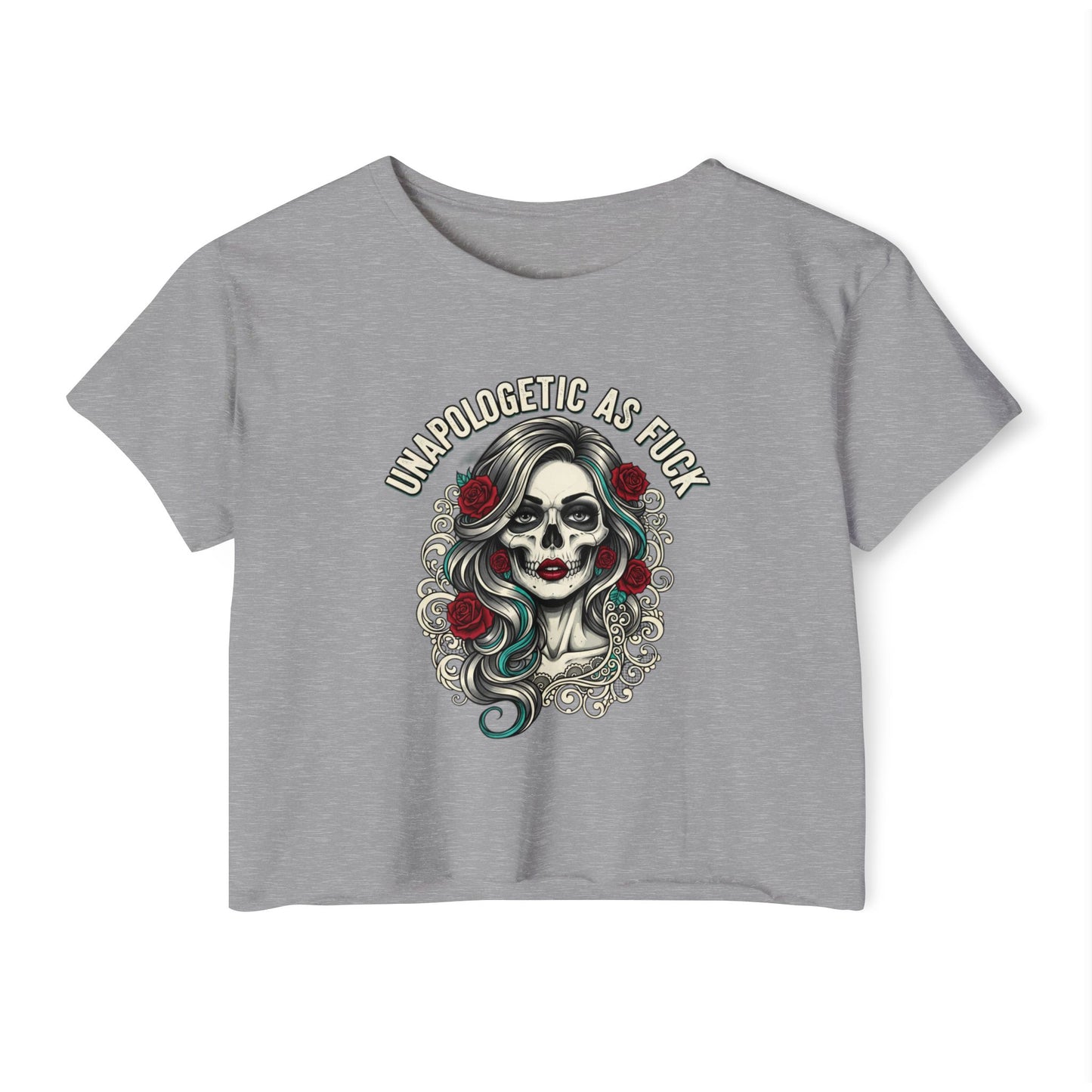 Unapologetic As Fuck crop top | Women's Festival Top