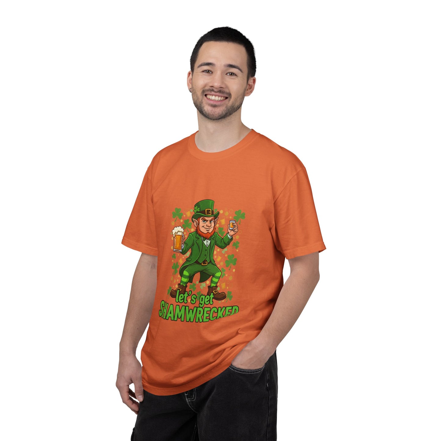 Let's Get Shamwrecked T-shirt | Leprechaun Beer St. Patrick's Day Tee
