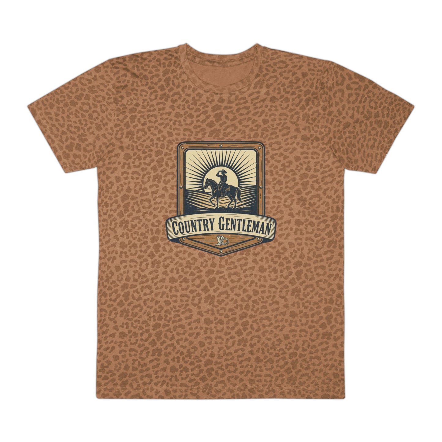 Country Gentleman T‑Shirt — Vintage Western Rodeo Ranch Tee for Men