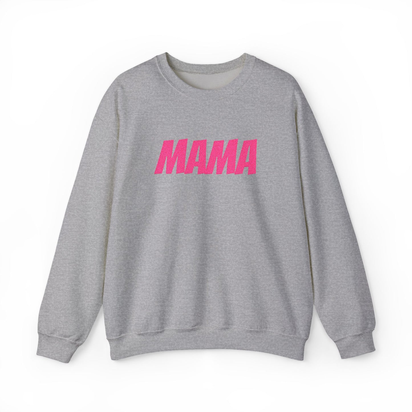 Pink Glitter MAMA Crewneck Sweatshirt | Mama Mom Mother's Day Top