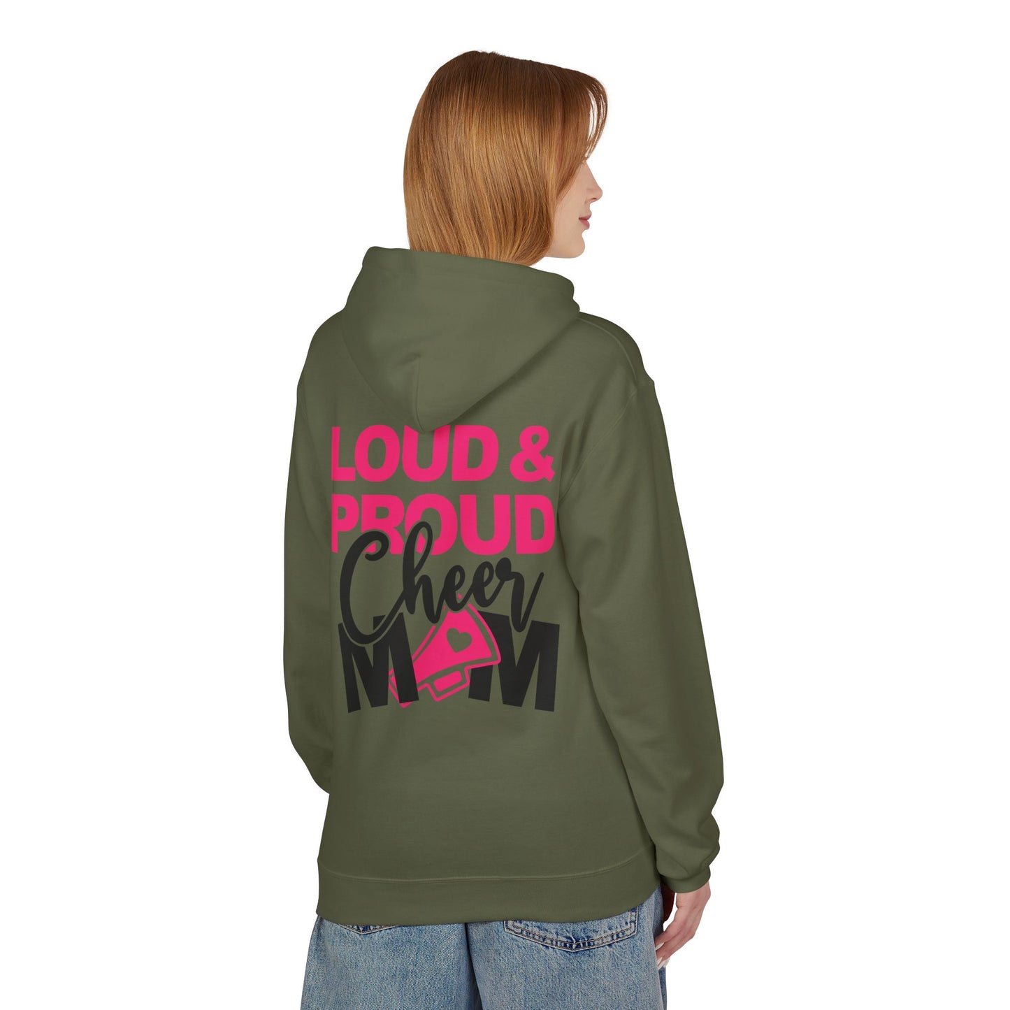 Cheer Mom Hoodie - Loud & Proud Cheerleading Sweatshirt, Gift for Cheer Parents, Comfortable Sportswear, Perfect for Game Days, Cheer [...]