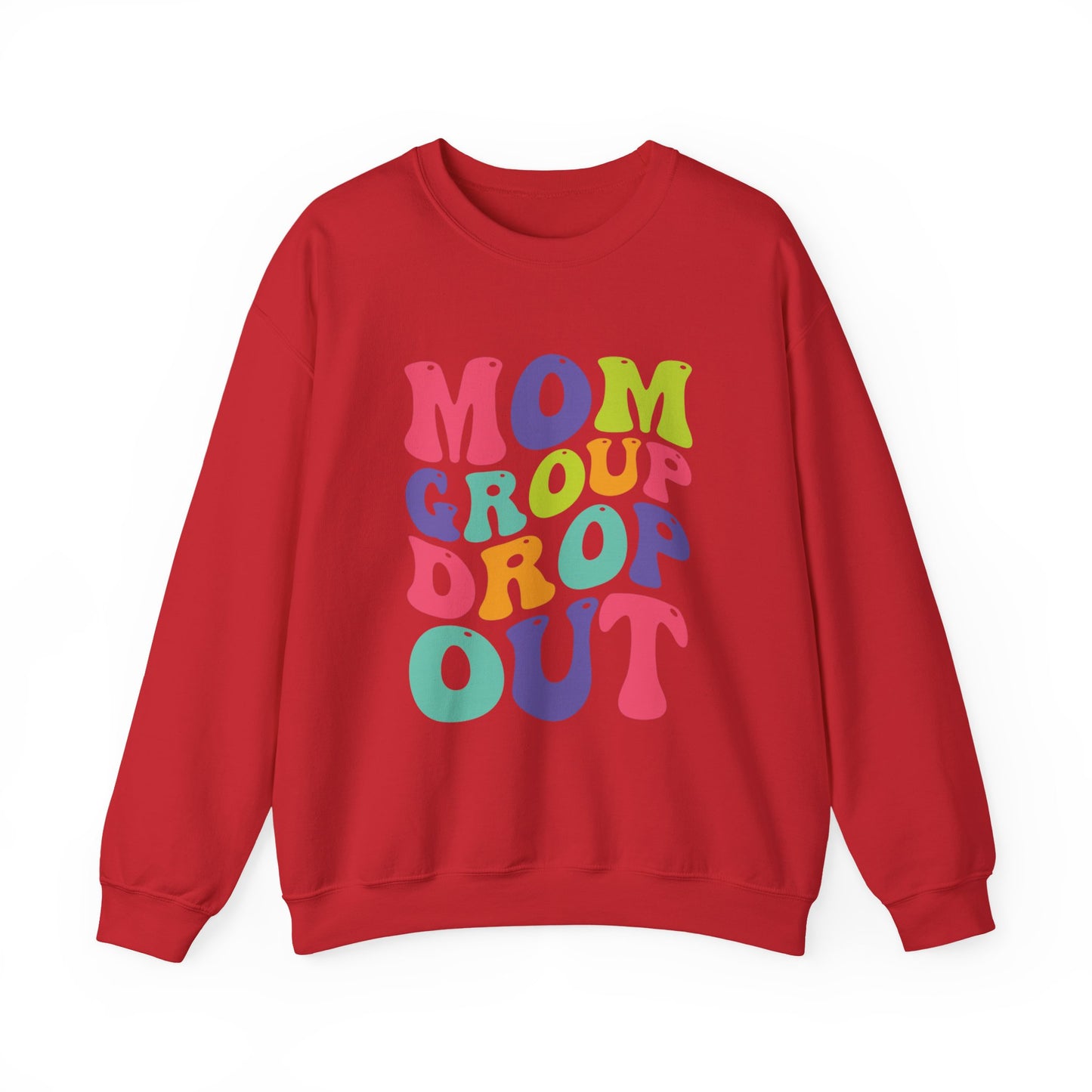 Mom Group Dropout Sweatshirt, Cozy Crewneck, Perfec for Moms, Gift for Mother's Day, Casual Wear, Fun Family Gatherings, gift for her