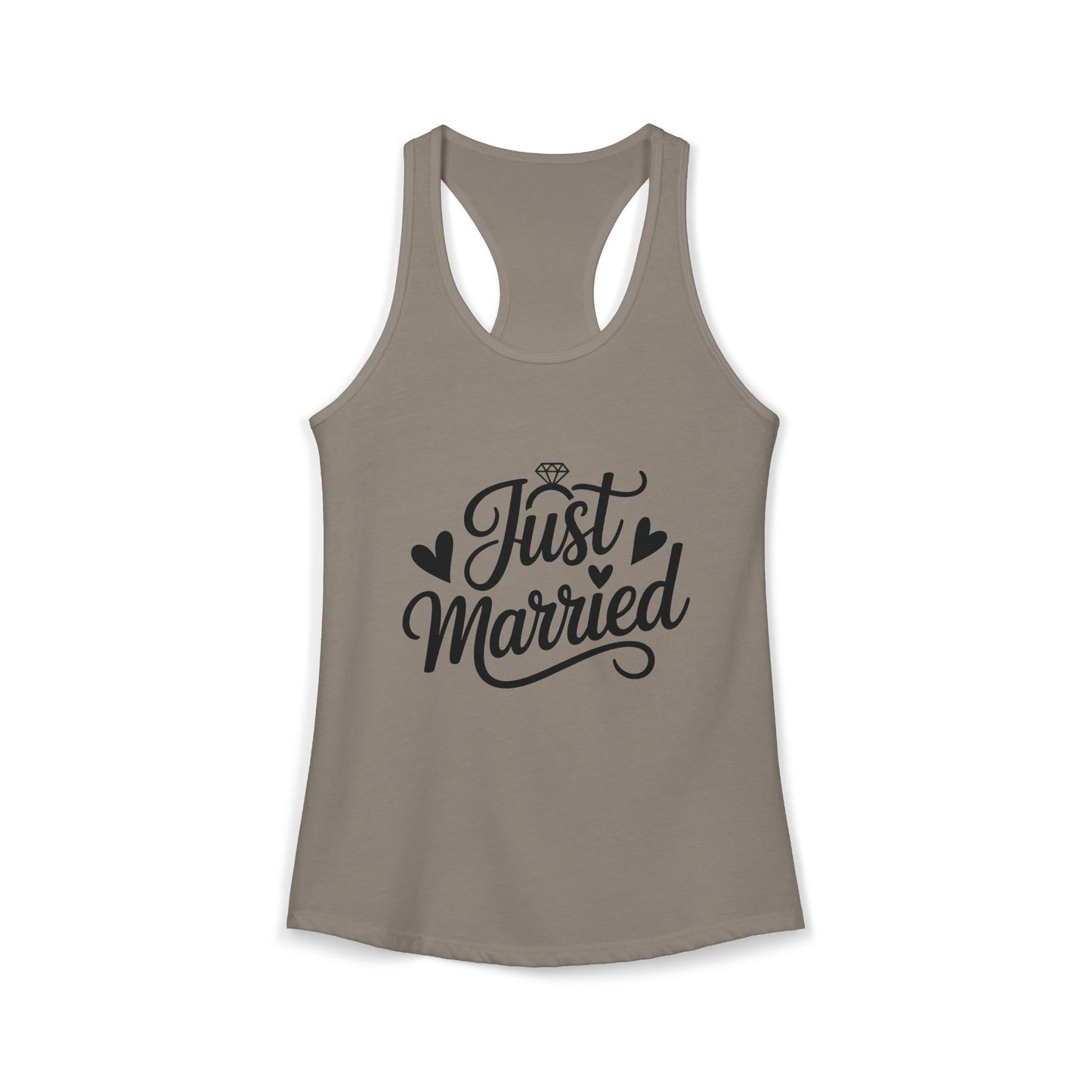 Women's Ideal Racerback Tank just married