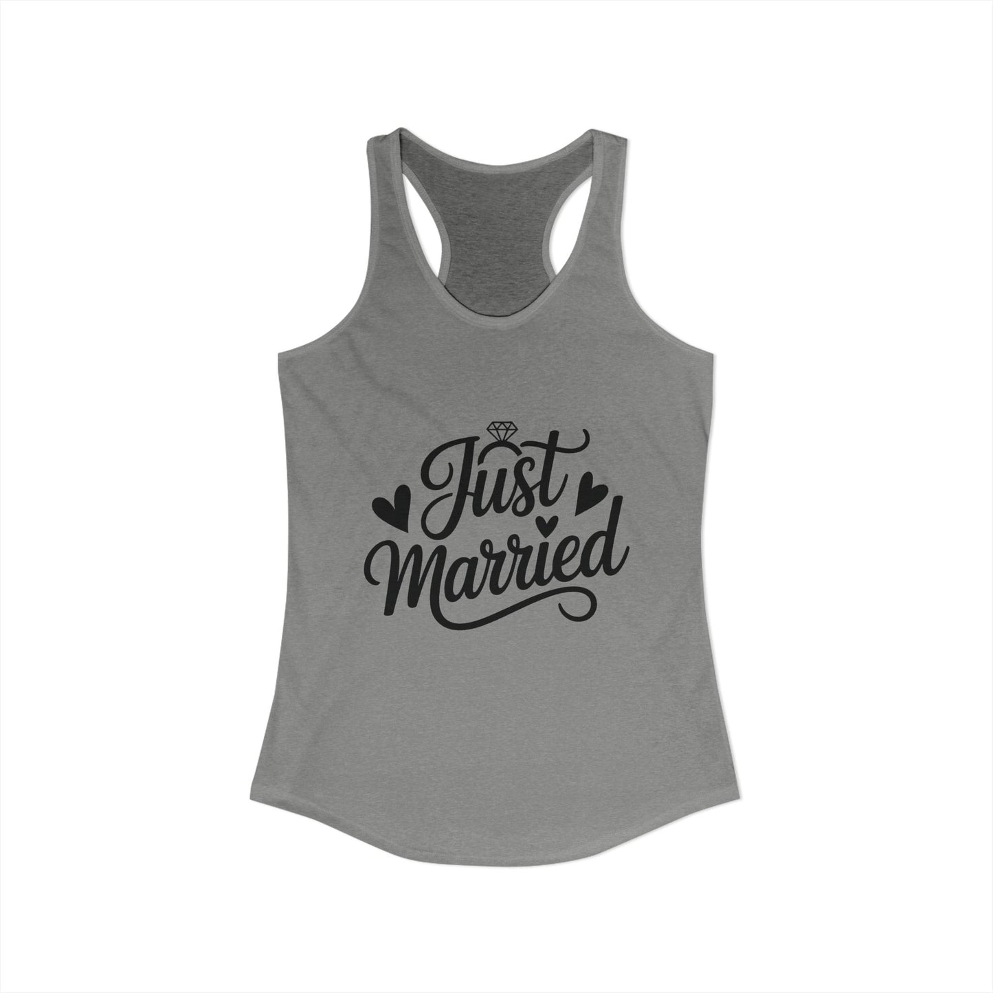 Women's Ideal Racerback Tank just married