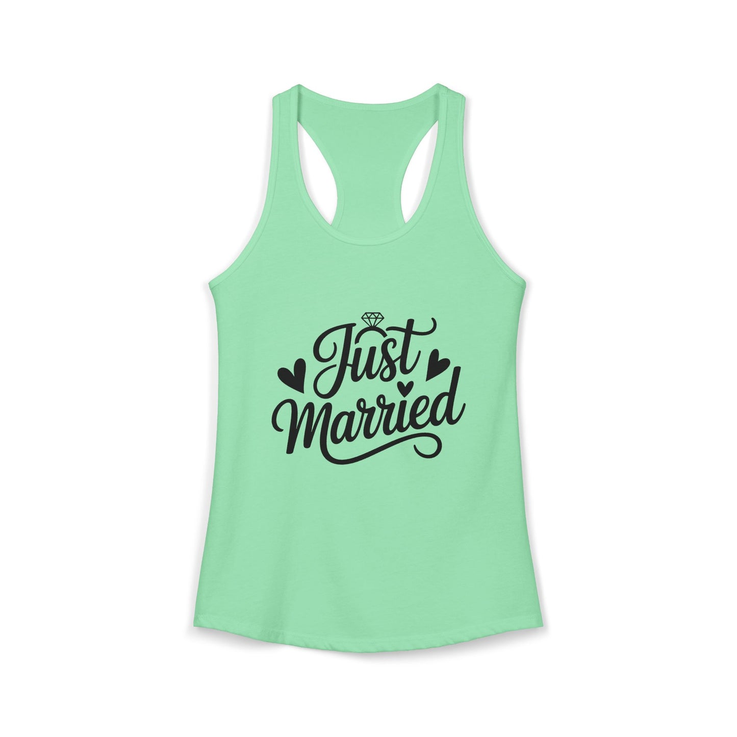 Women's Ideal Racerback Tank just married