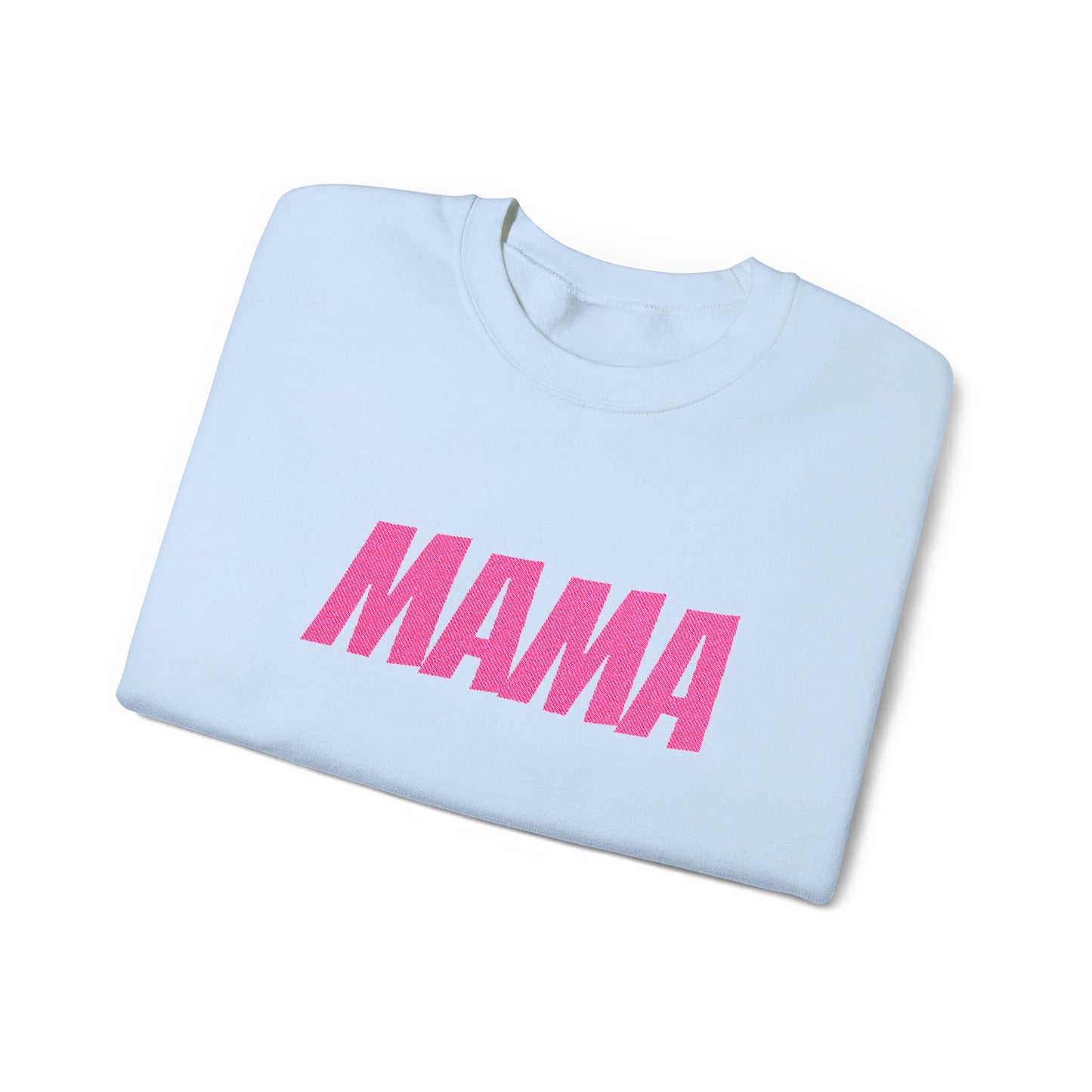 Pink Glitter MAMA Crewneck Sweatshirt | Mama Mom Mother's Day Top