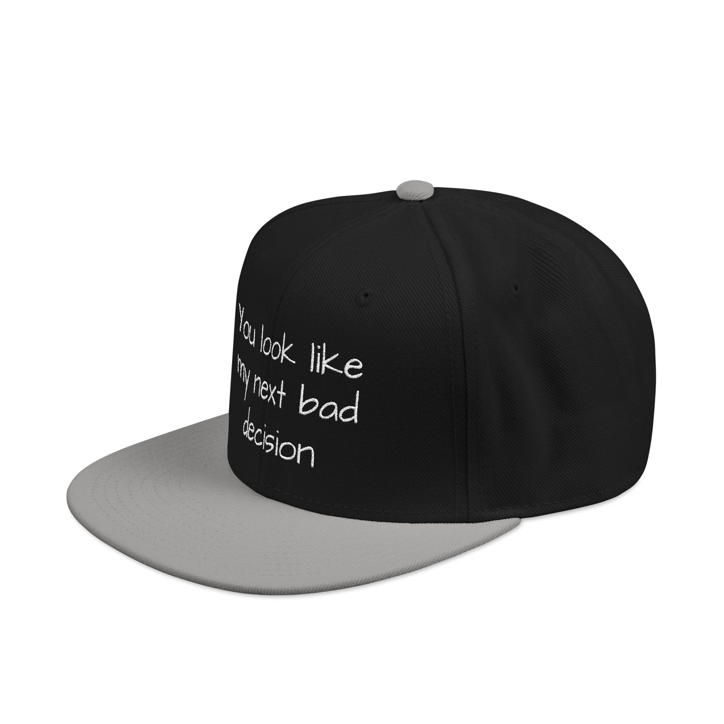 Snapback Hat - Embroidered Cap, Trendy Hat, Streetwear Accessory, Gift for Him, Stylish Headwear, funny hat